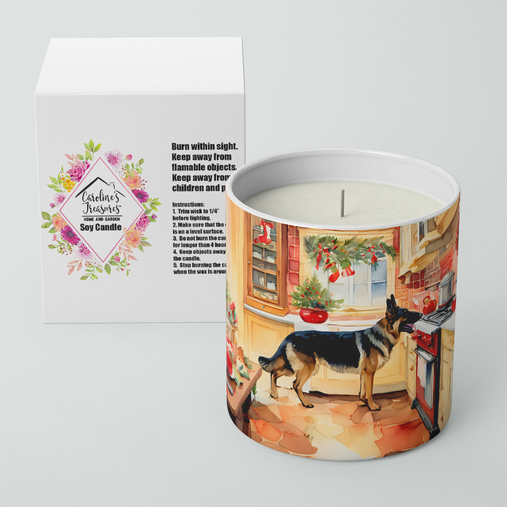 Buy this German Shepherd Christmas Cookies Decorative Soy Candle
