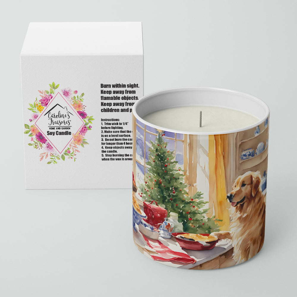 Buy this Golden Retriever Christmas Cookies Decorative Soy Candle