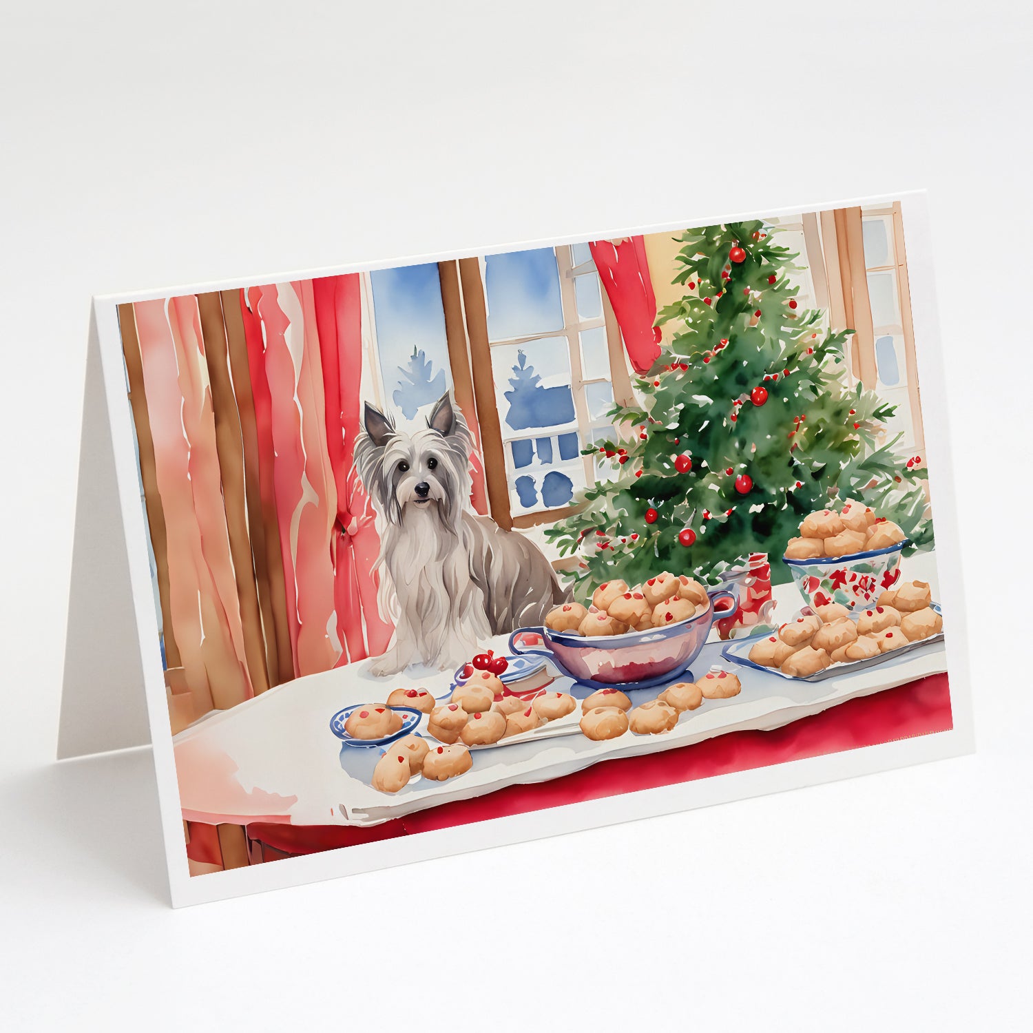 Buy this Chinese Crested Christmas Cookies Greeting Cards Pack of 8