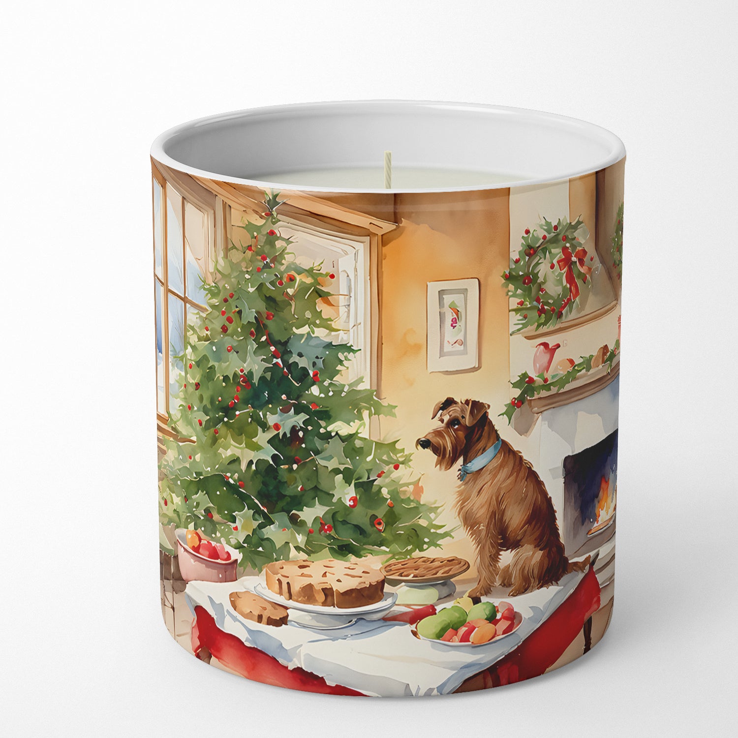 Buy this Irish Terrier Christmas Cookies Decorative Soy Candle