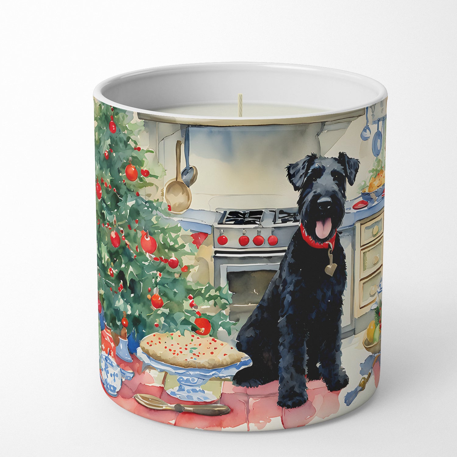 Buy this Kerry Blue Terrier Christmas Cookies Decorative Soy Candle