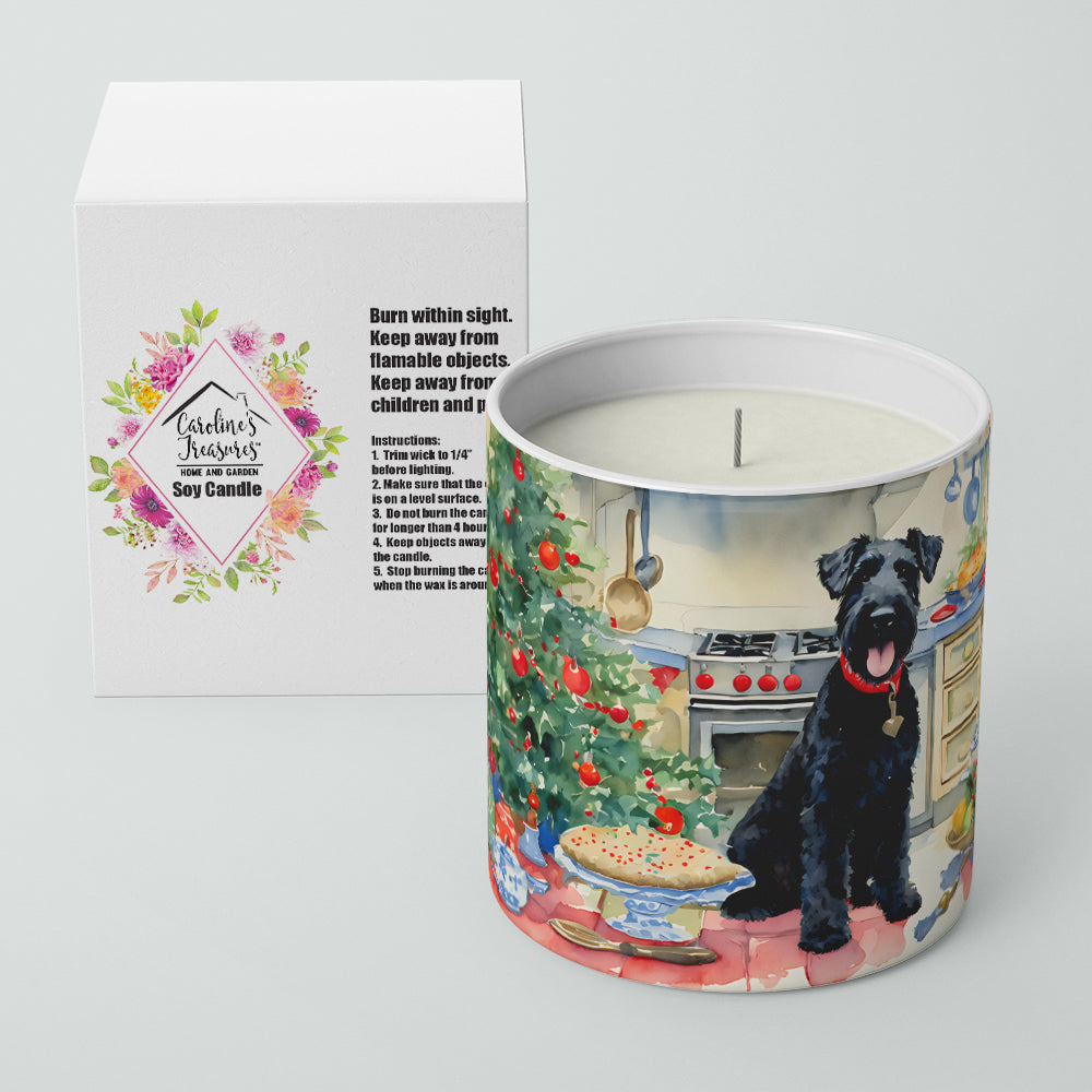 Kerry Blue Terrier Christmas Cookies Decorative Soy Candle