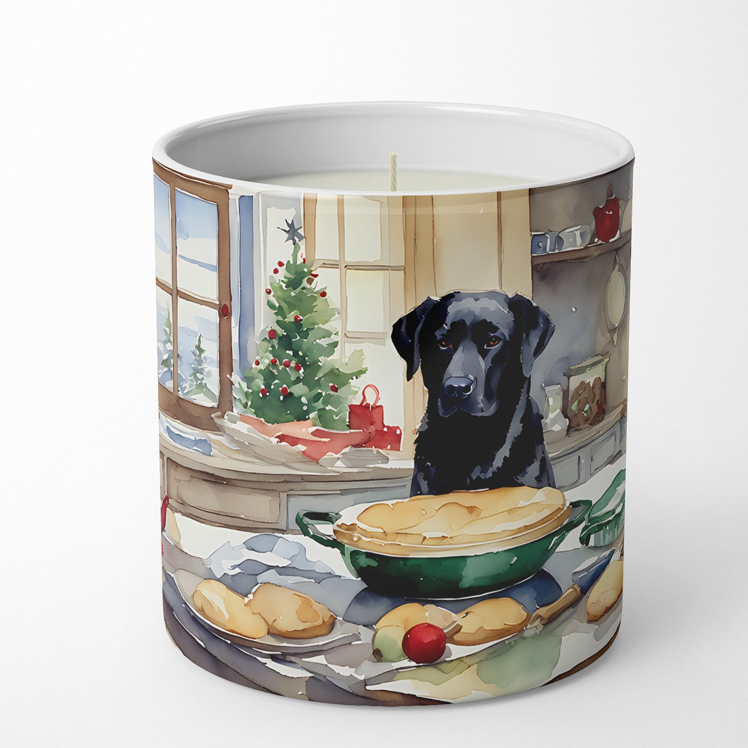 Labrador Retriever Christmas Cookies Decorative Soy Candle