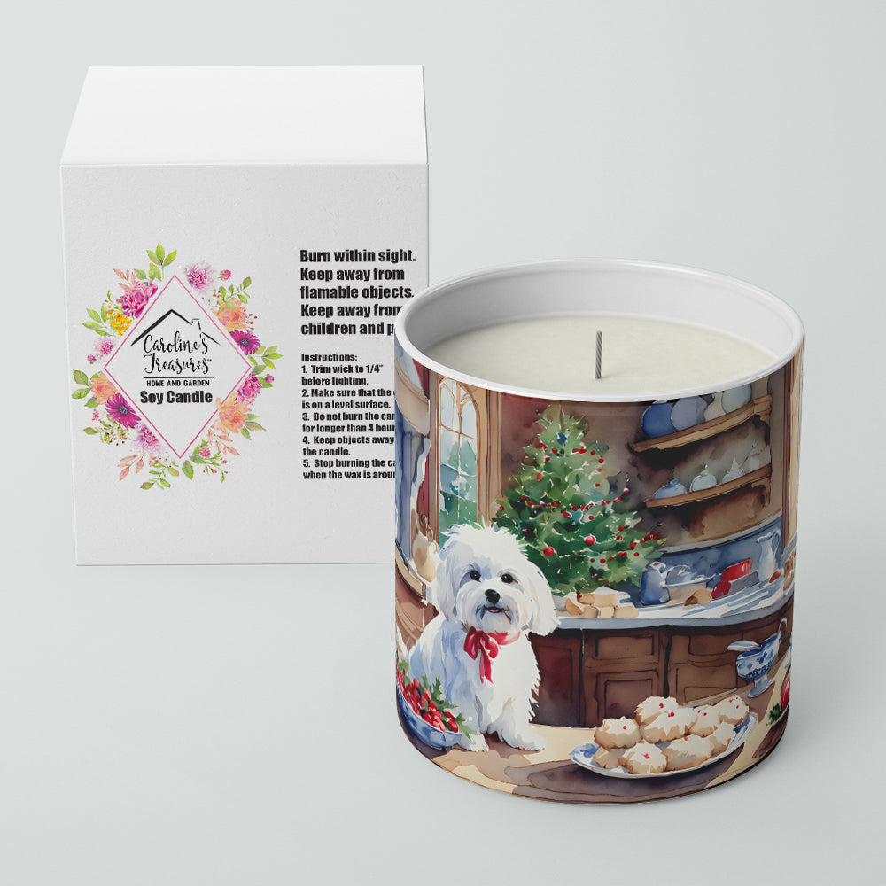 Maltese Christmas Cookies Decorative Soy Candle