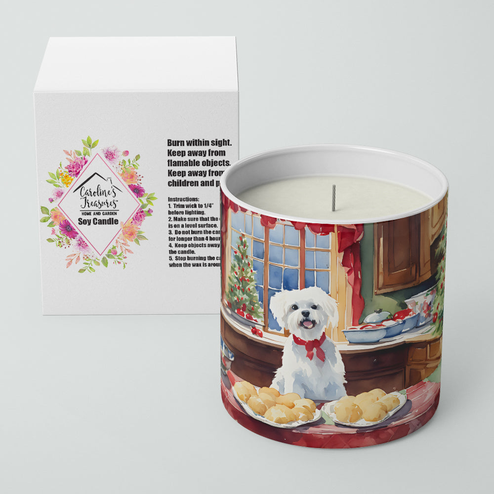 Buy this Maltese Christmas Cookies Decorative Soy Candle