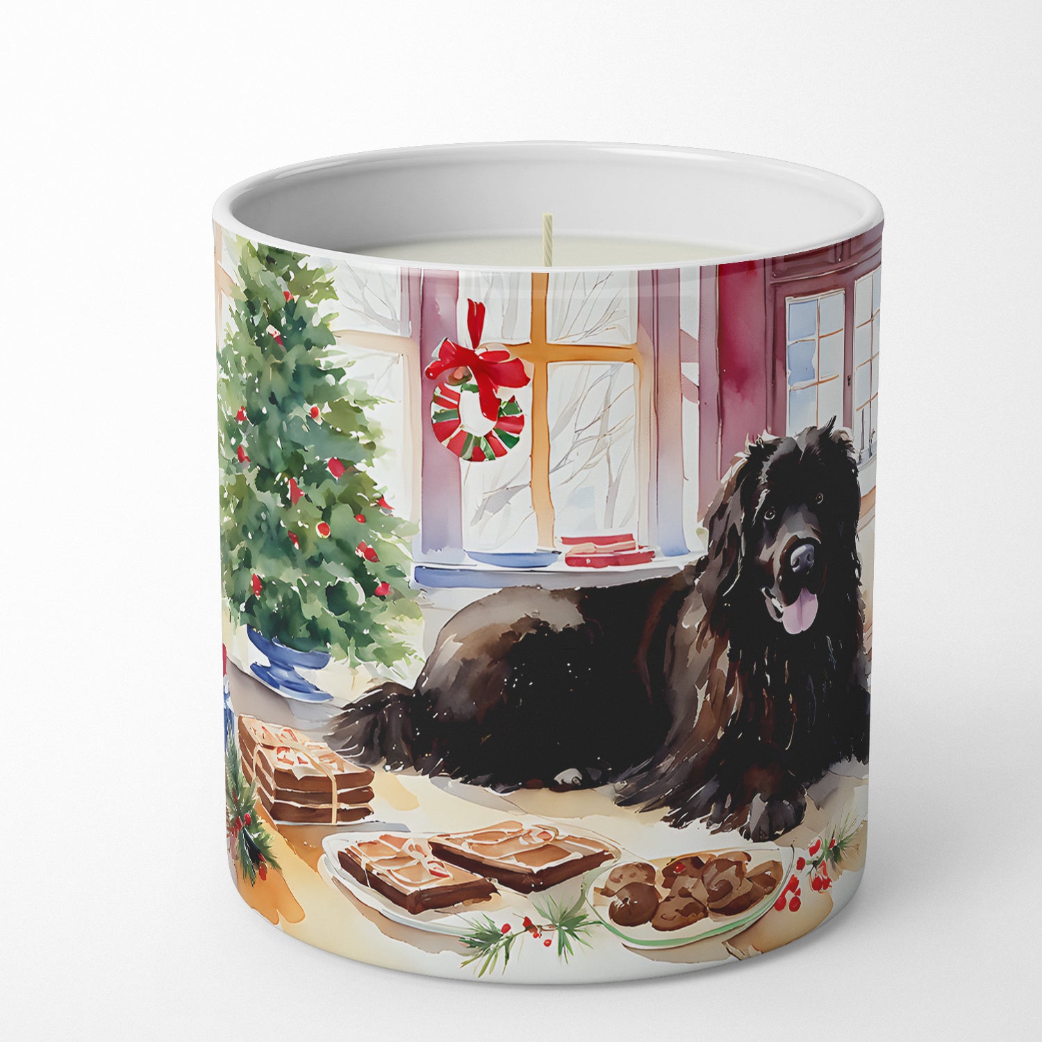 Newfoundland Christmas Cookies Decorative Soy Candle