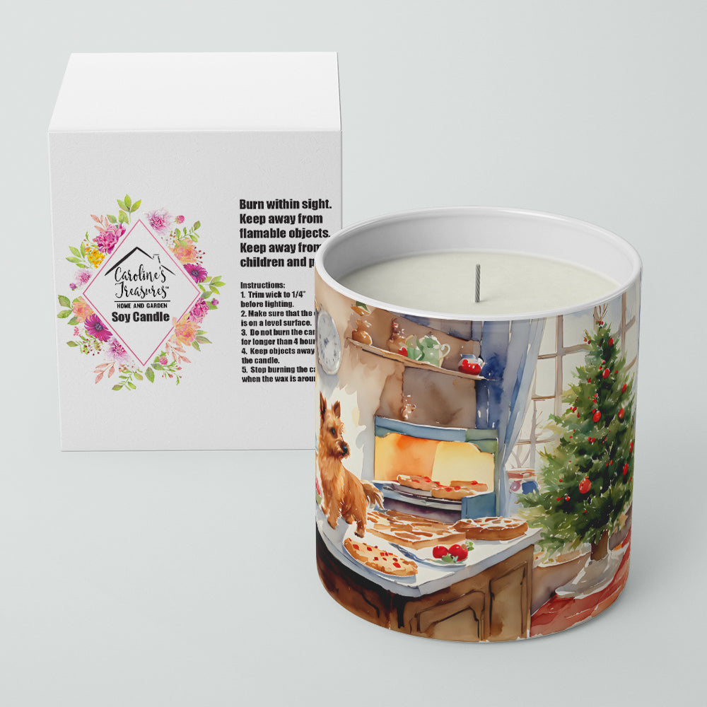 Norwich Terrier Christmas Cookies Decorative Soy Candle