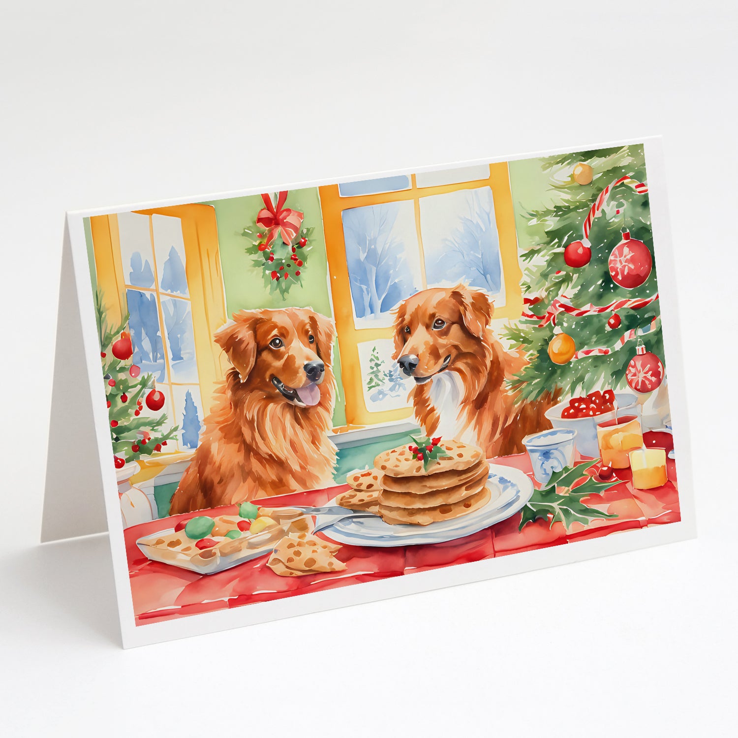 Buy this Nova Scotia Duck Toller Christmas Cookies Greeting Cards Pack of 8