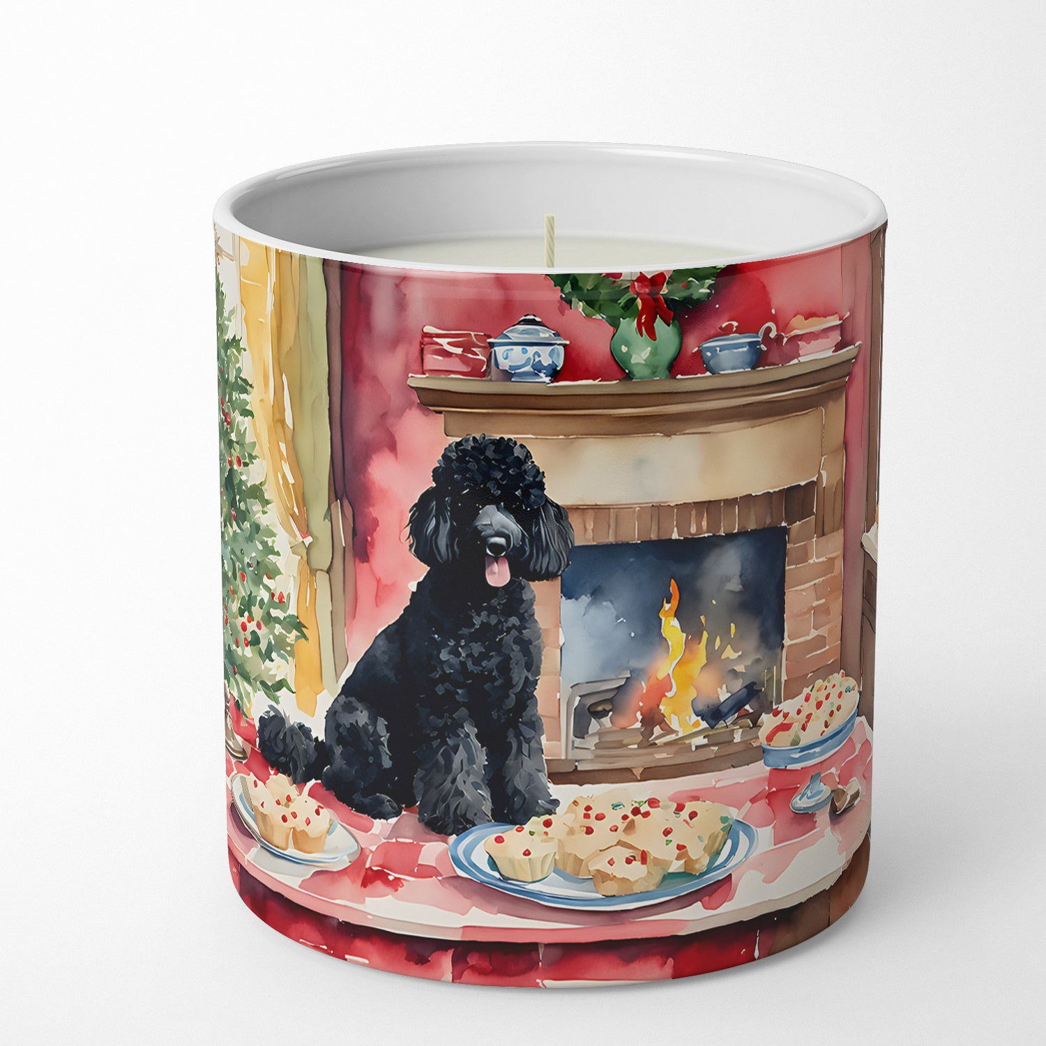 Buy this Poodle Christmas Cookies Decorative Soy Candle