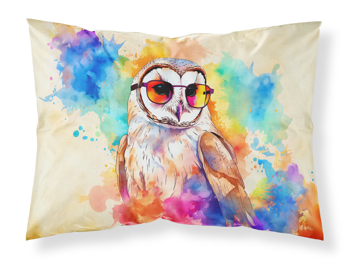 Buy this Hippie Animal Barn Owl Standard Pillowcase