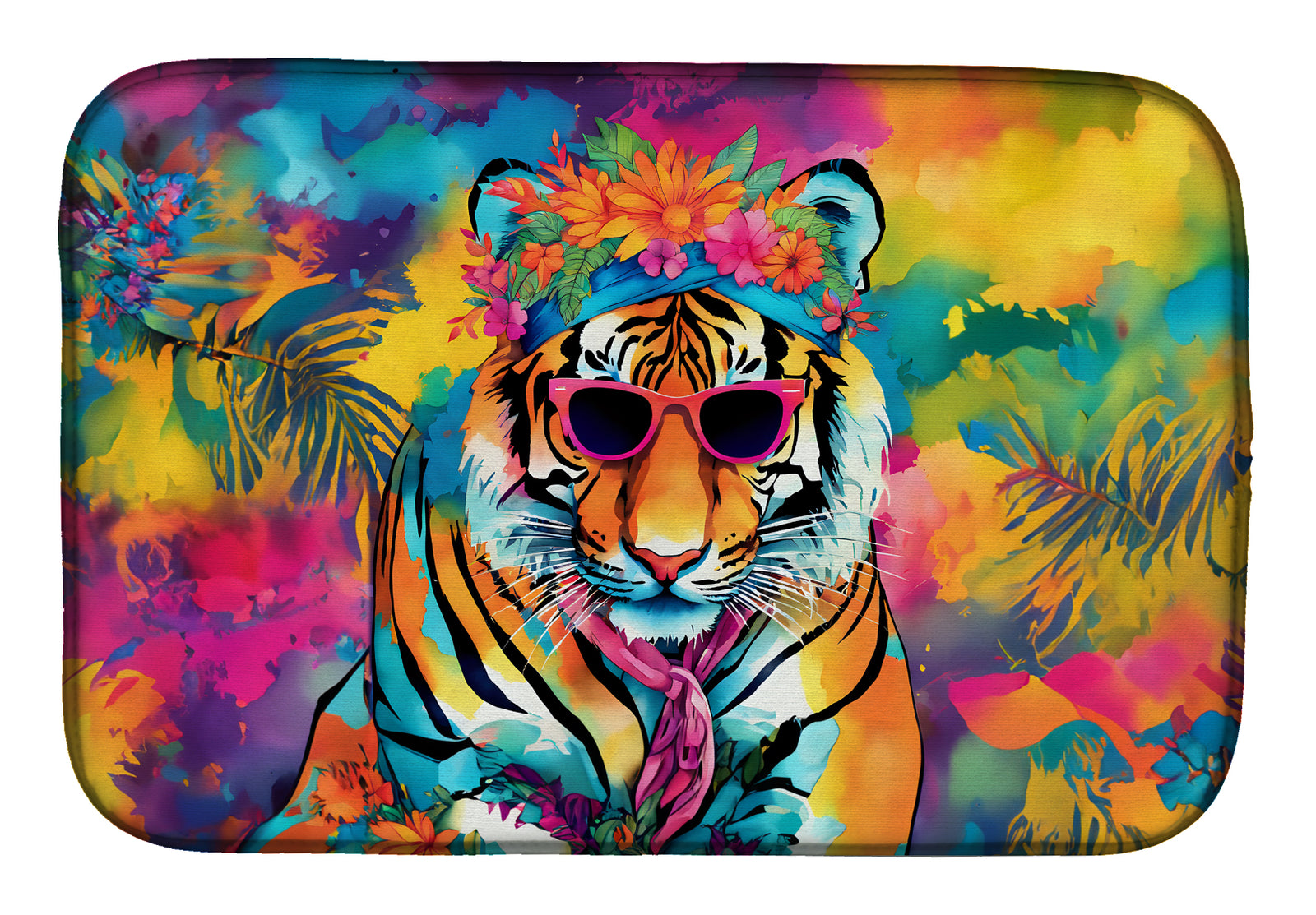 Buy this Hippie Animal Bengal Tiger Dish Drying Mat