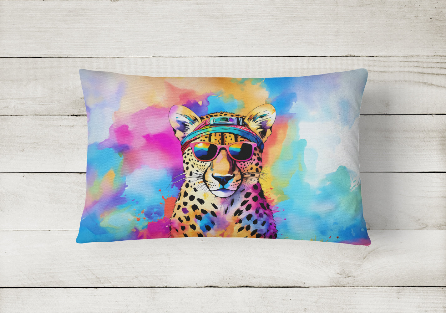 Hippie Animal Cheetah Throw Pillow