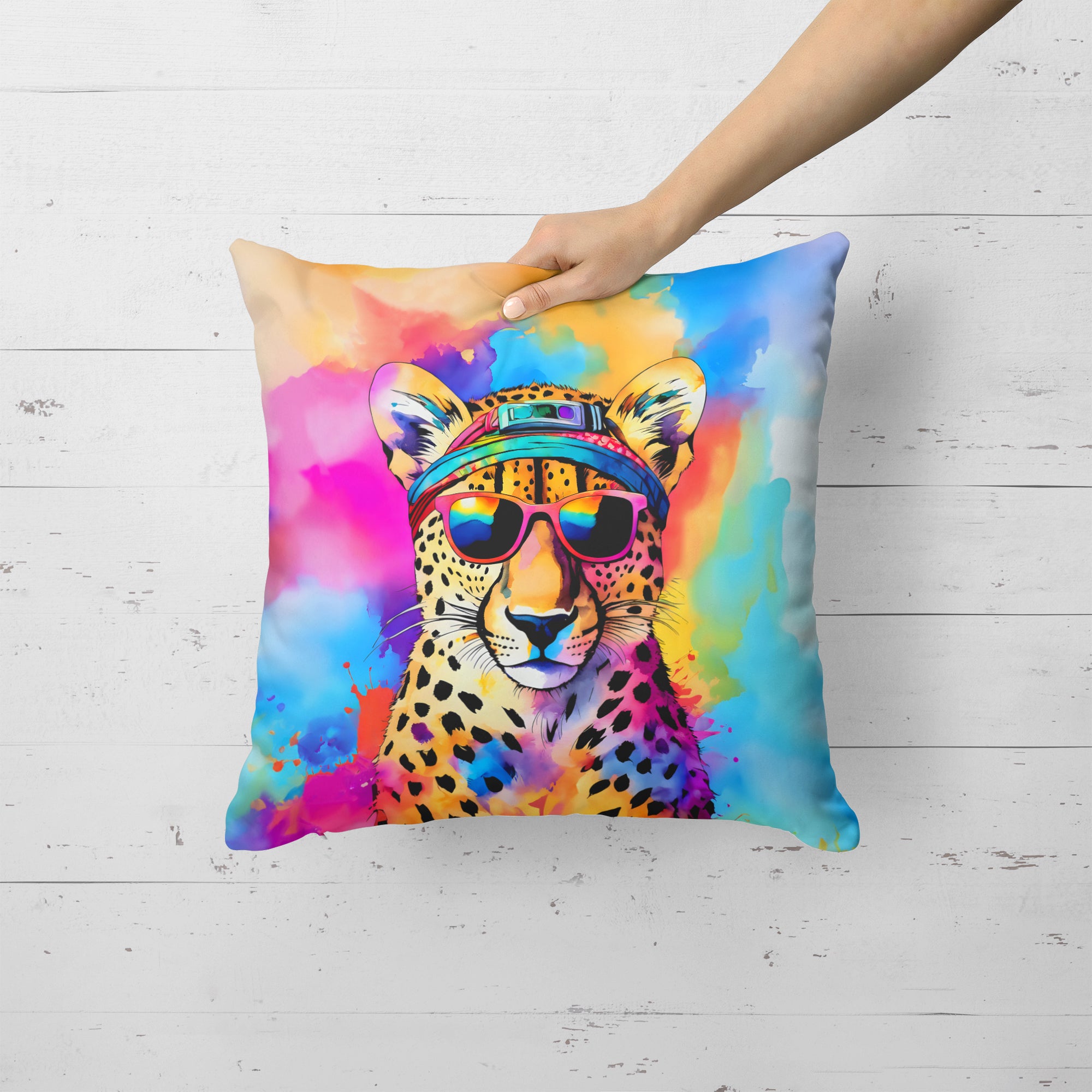 Buy this Hippie Animal Cheetah Throw Pillow