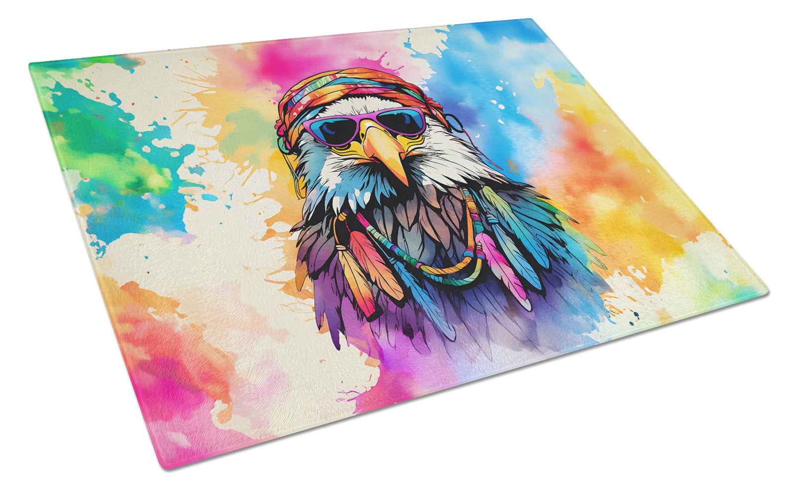 Buy this Hippie Animal Eagle Glass Cutting Board