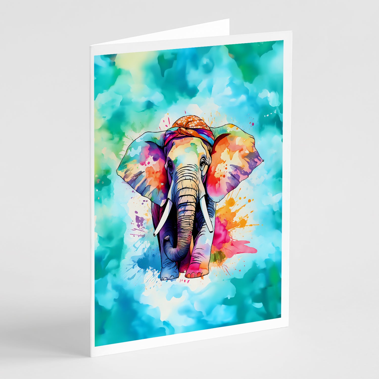 Buy this Hippie Animal Elephant Greeting Cards Pack of 8