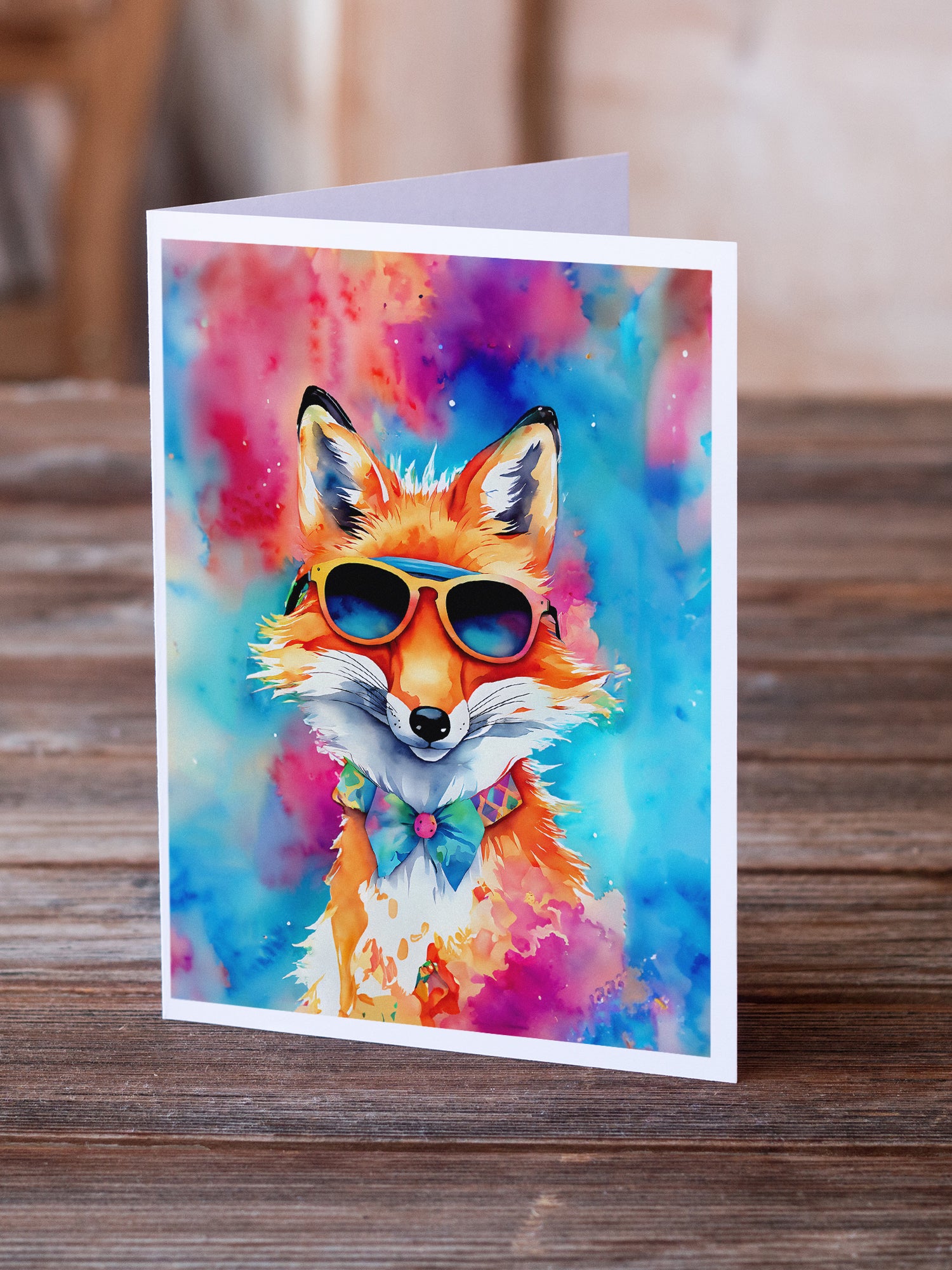 Buy this Hippie Animal Fox Greeting Cards Pack of 8