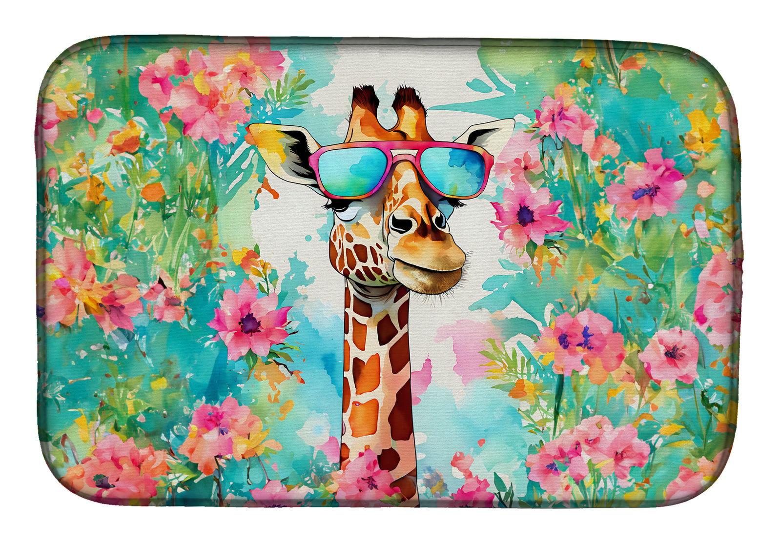 Buy this Hippie Animal Giraffe Dish Drying Mat