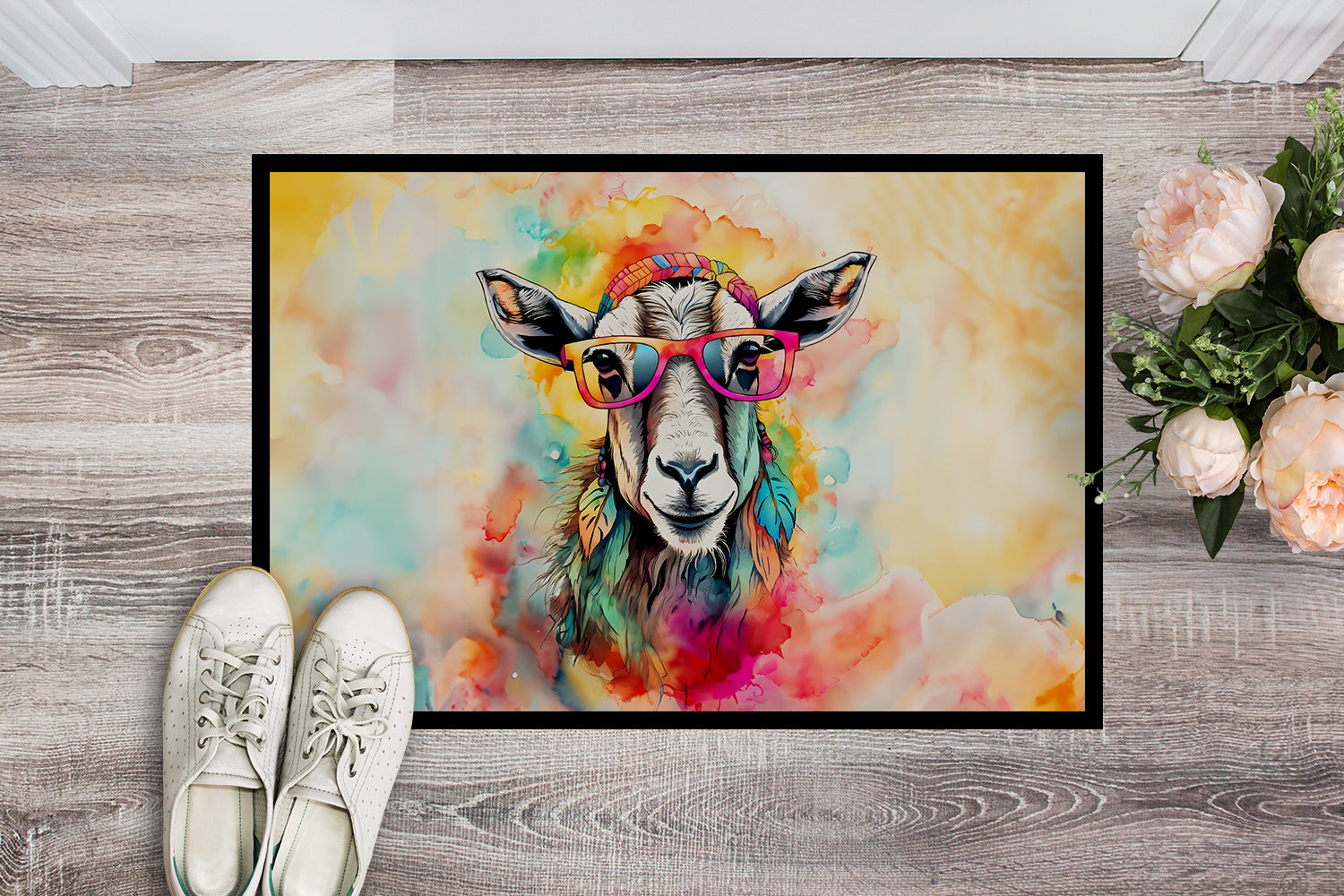 Buy this Hippie Animal Goat Doormat