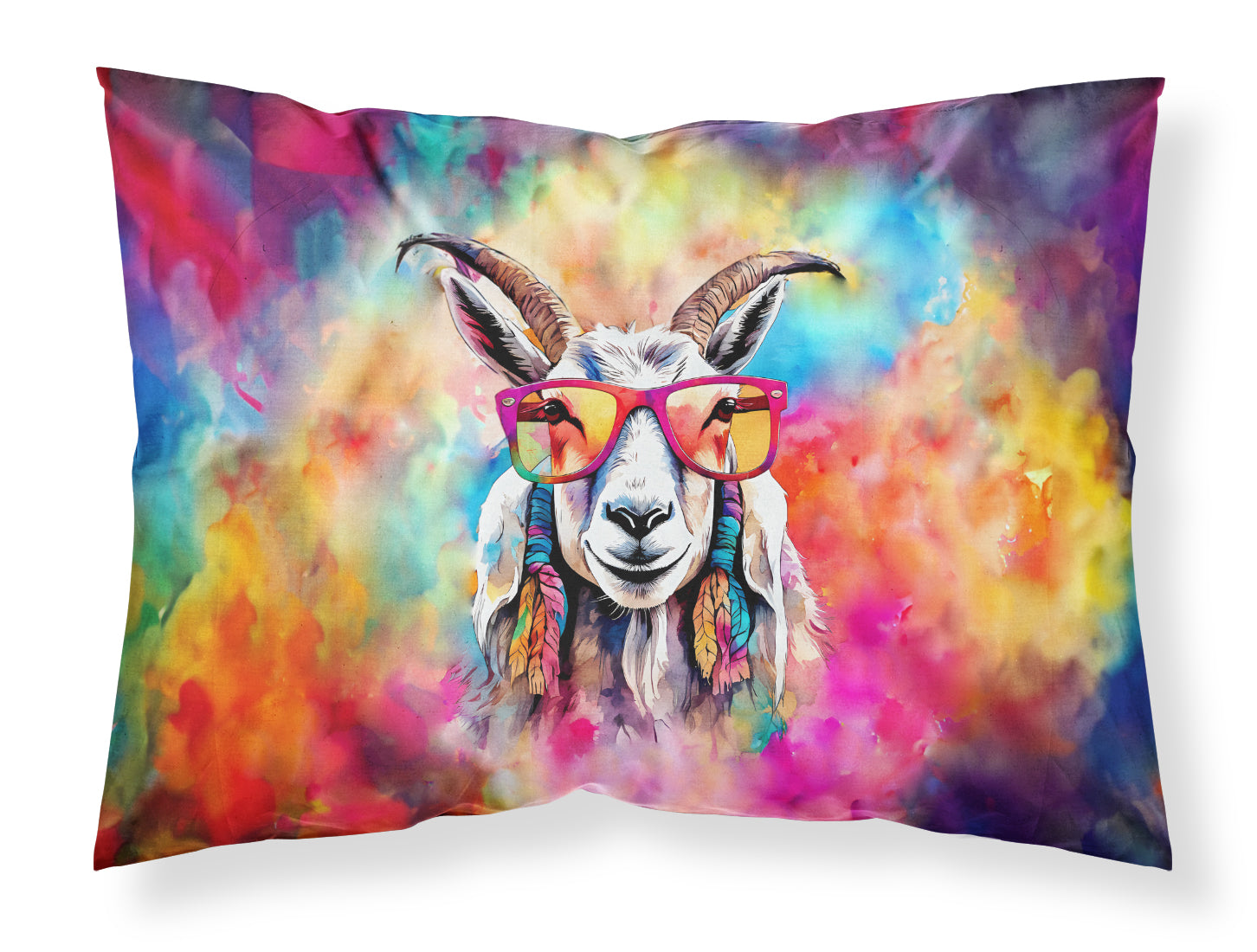 Buy this Hippie Animal Goat Standard Pillowcase