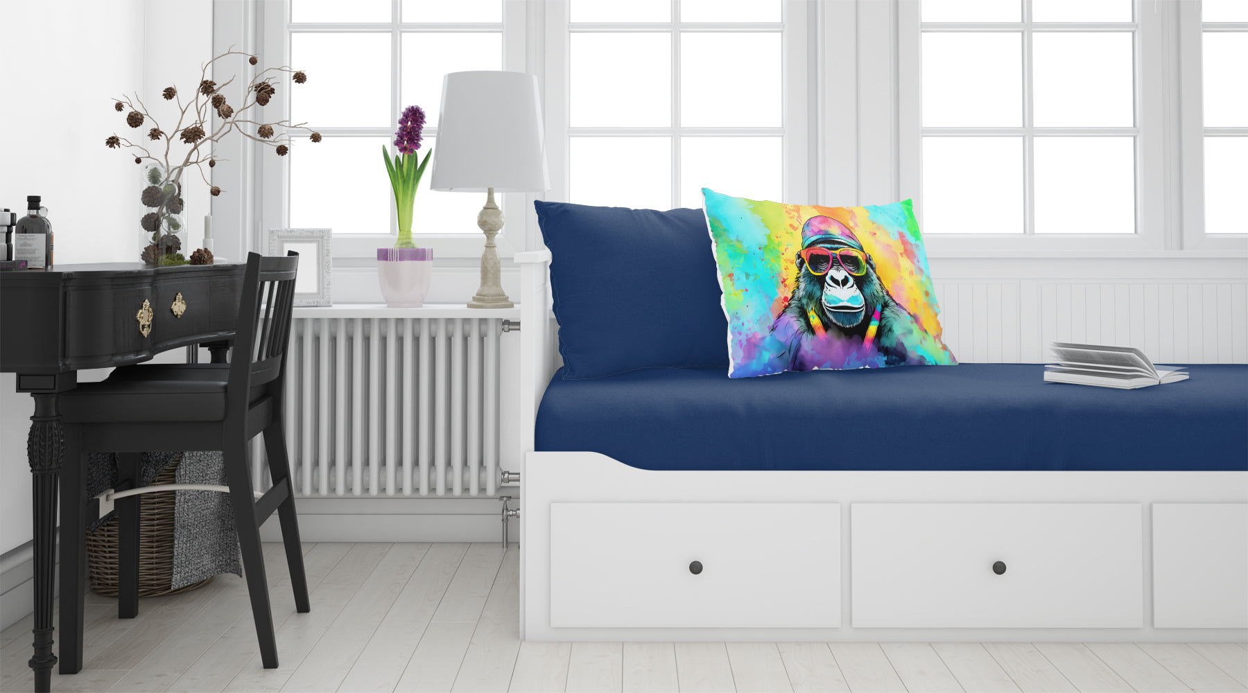 Hippie Animal Gorilla Standard Pillowcase