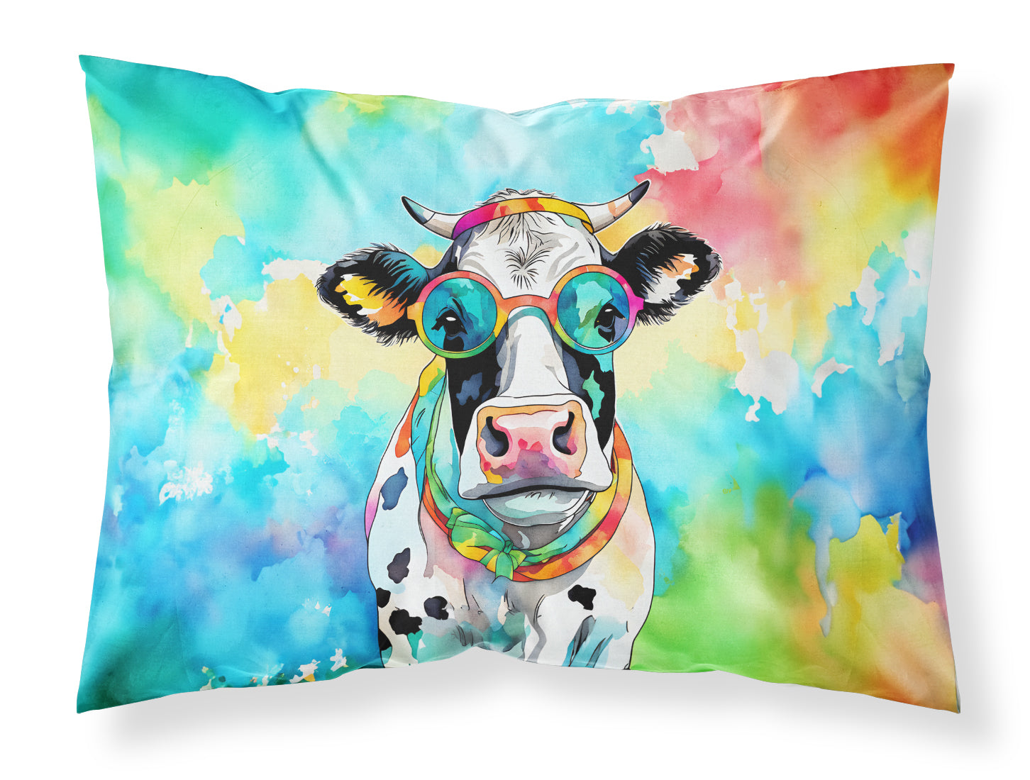Buy this Hippie Animal Cow Standard Pillowcase