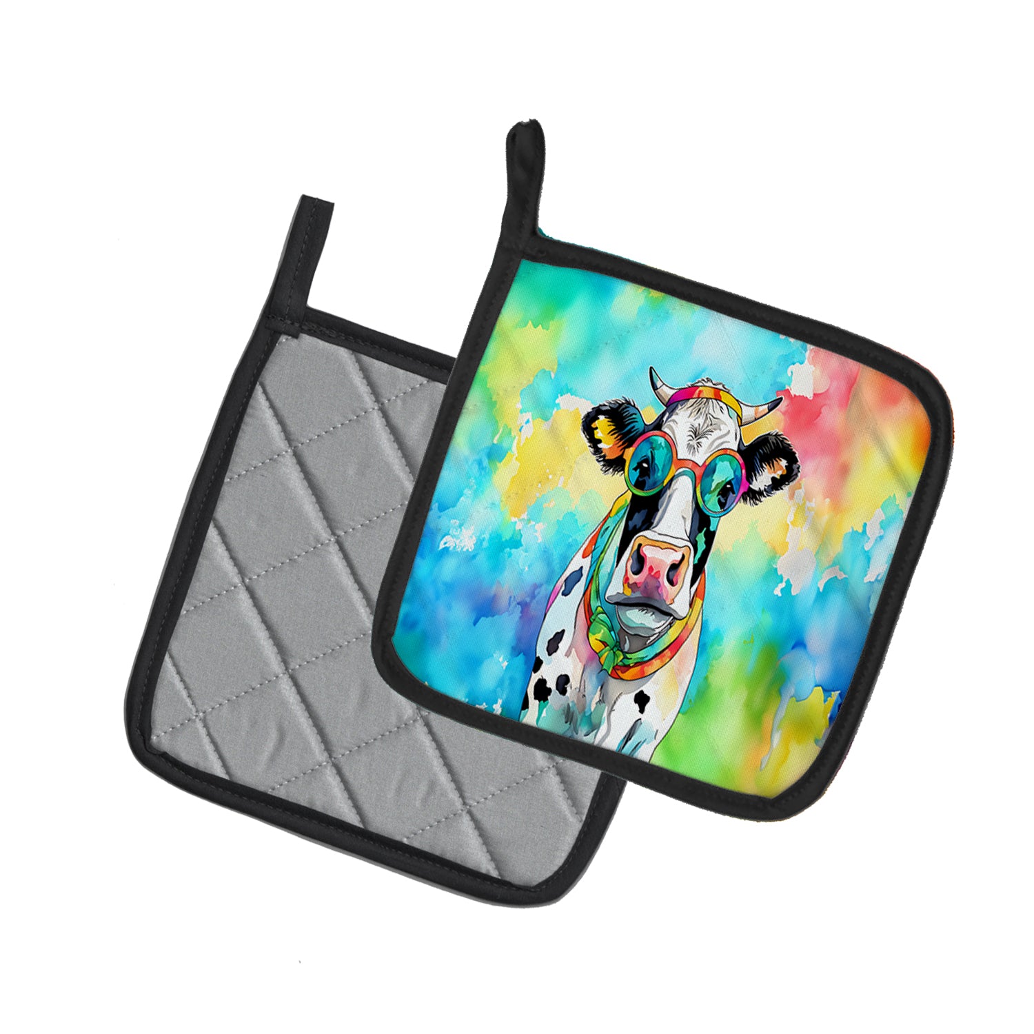 Buy this Hippie Animal Cow Pair of Pot Holders