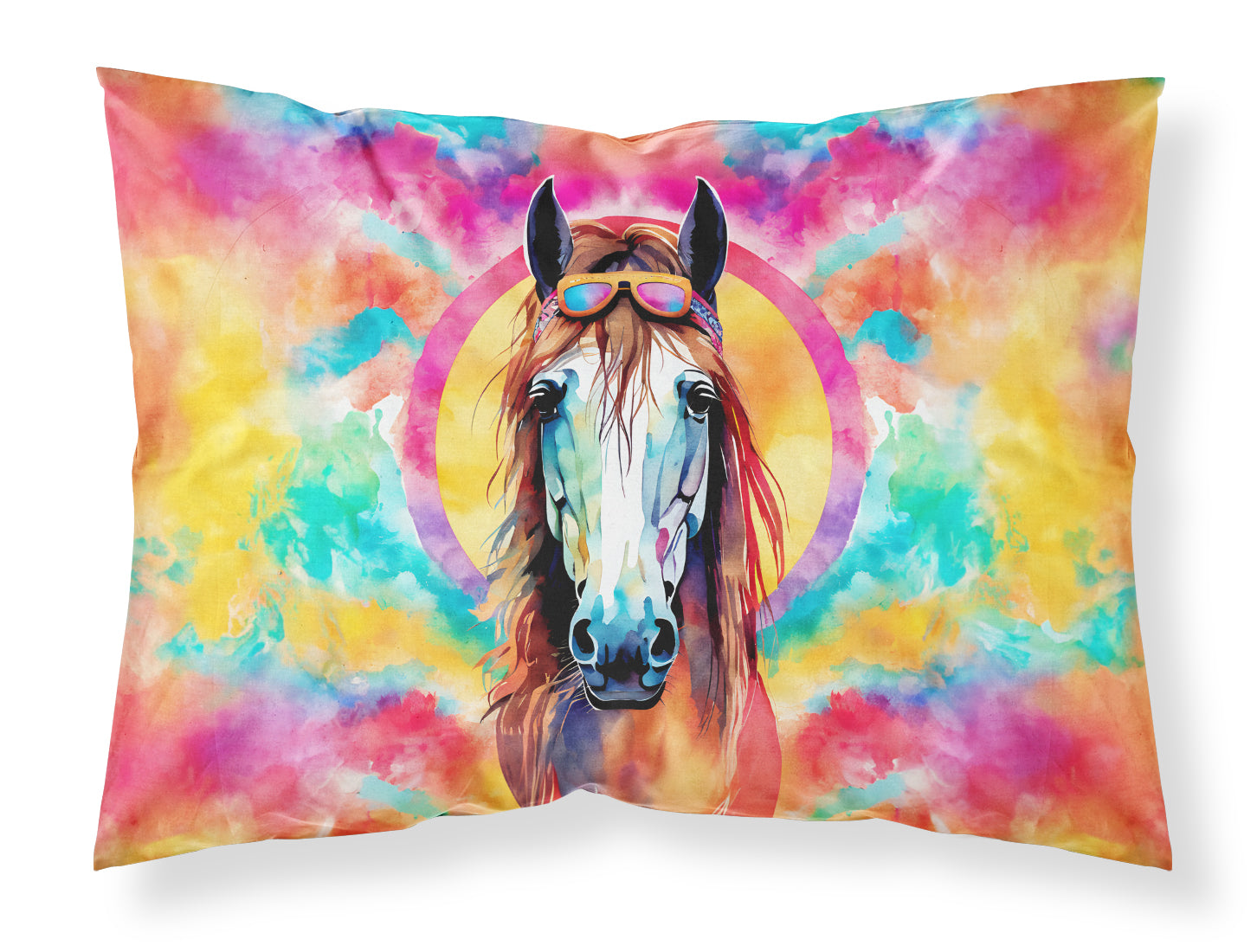 Buy this Hippie Animal Horse Standard Pillowcase