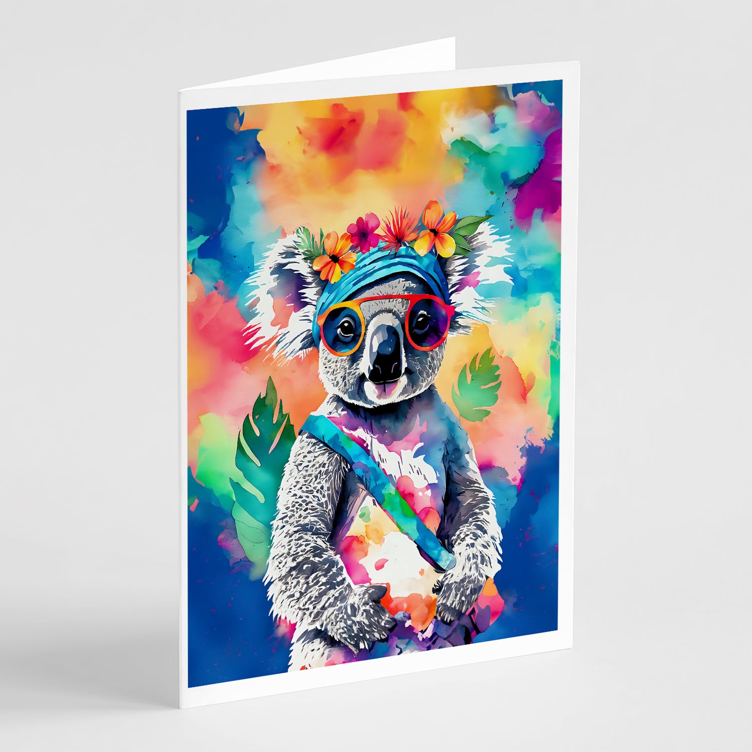 Buy this Hippie Animal Koala Greeting Cards Pack of 8