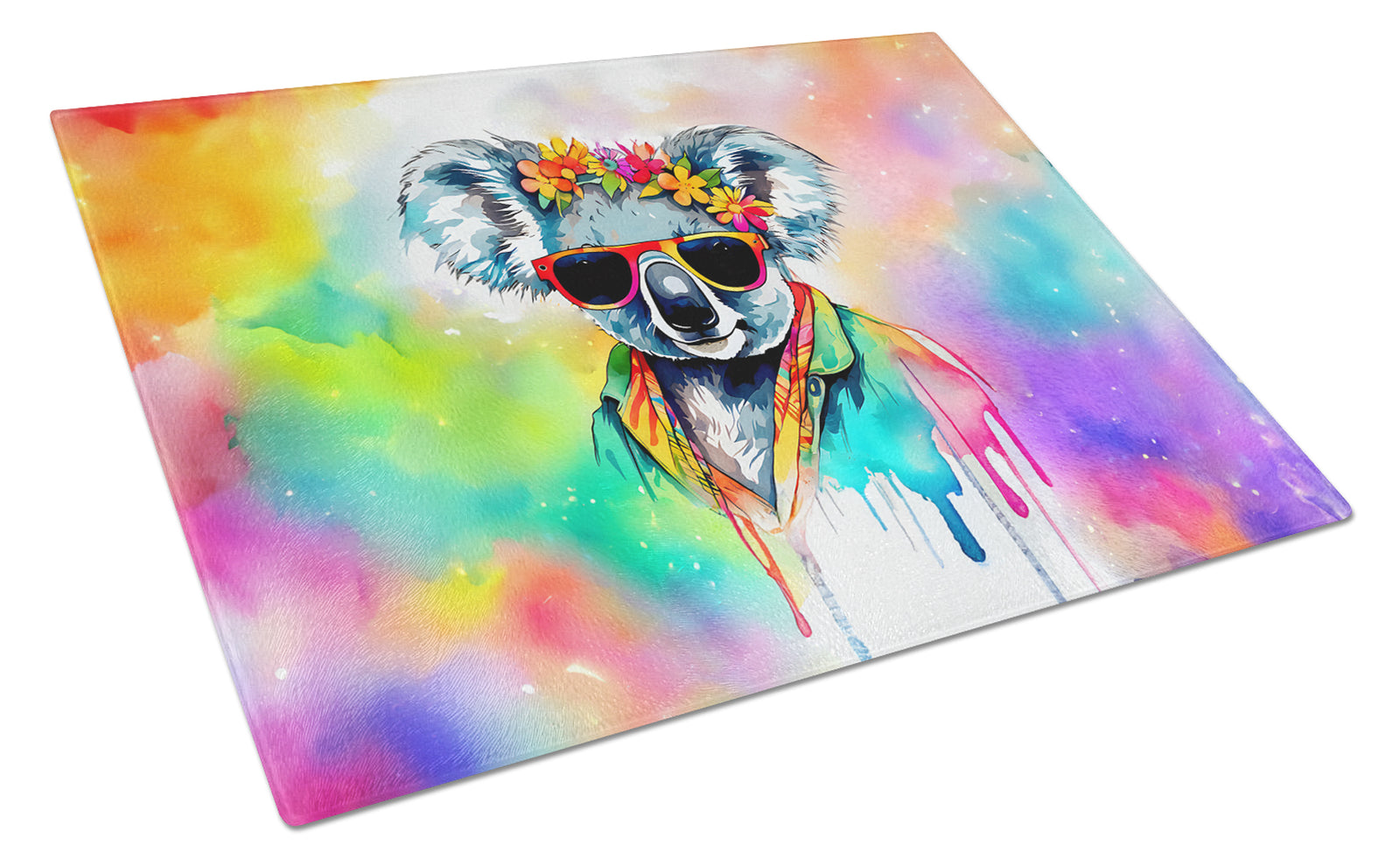 Buy this Hippie Animal Koala Glass Cutting Board