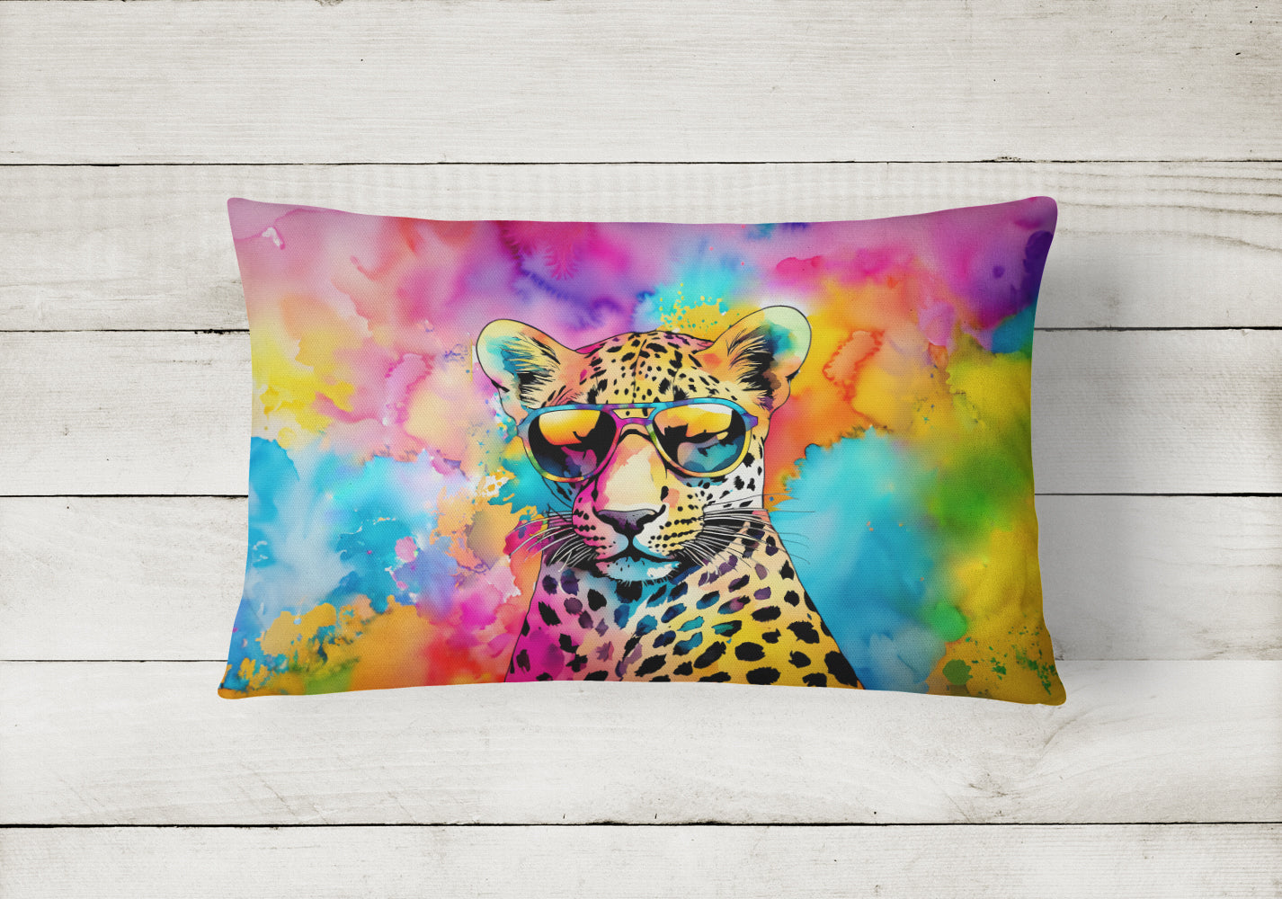 Hippie Animal Leopard Throw Pillow