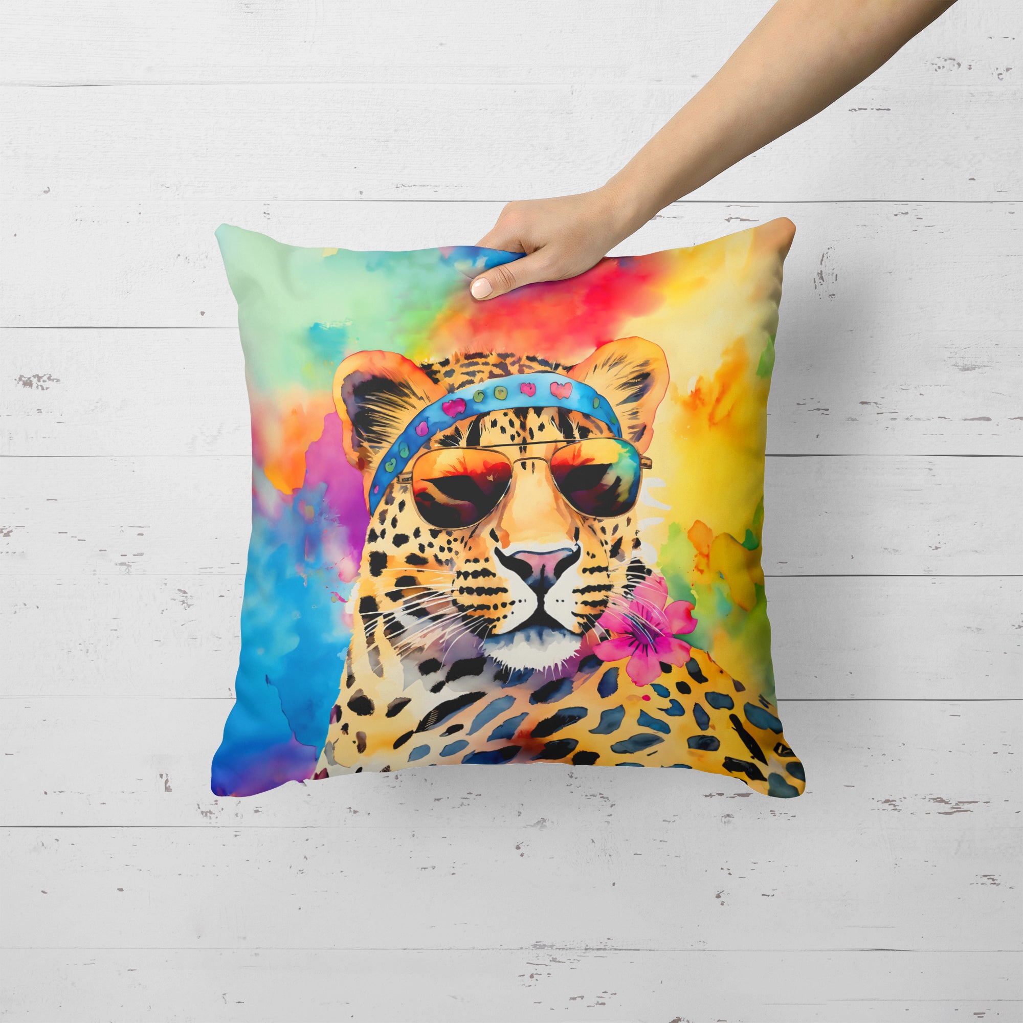 Buy this Hippie Animal Leopard Throw Pillow