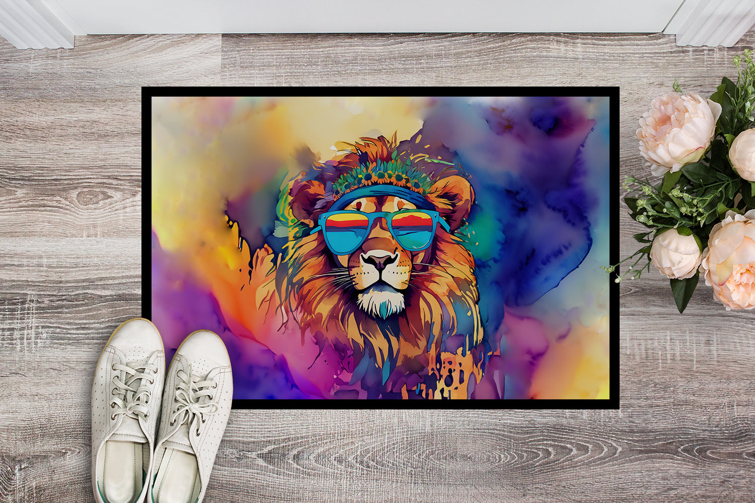 Buy this Hippie Animal Lion Doormat
