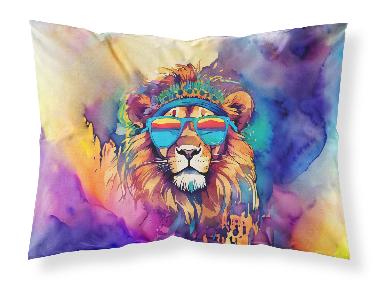 Buy this Hippie Animal Lion Standard Pillowcase