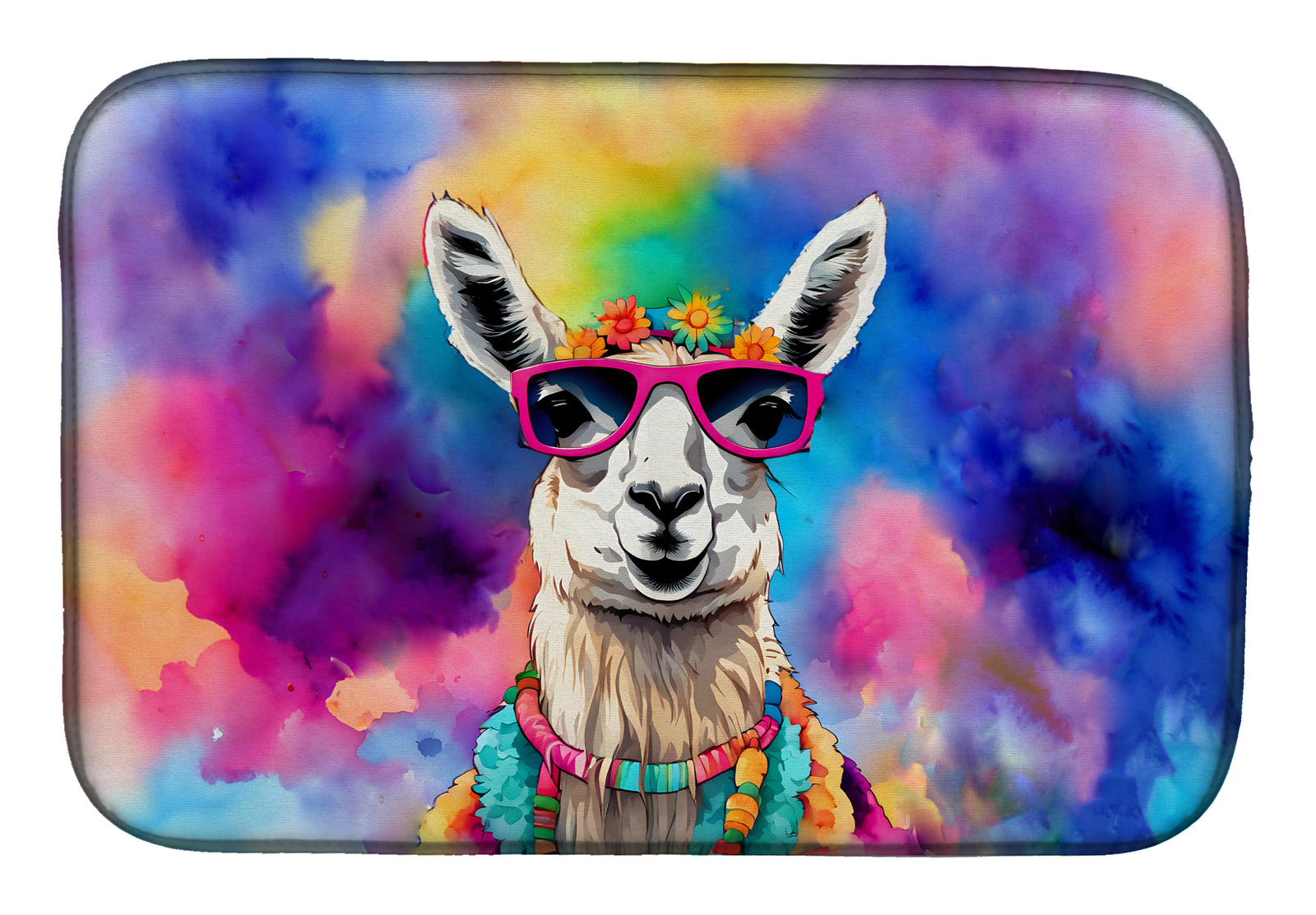 Buy this Hippie Animal Llama Dish Drying Mat