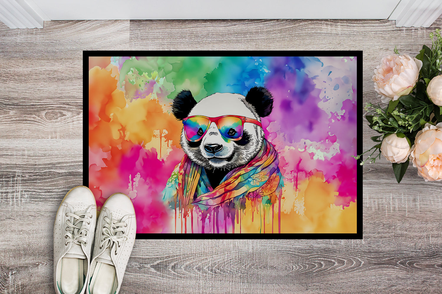 Buy this Hippie Animal Panda Doormat