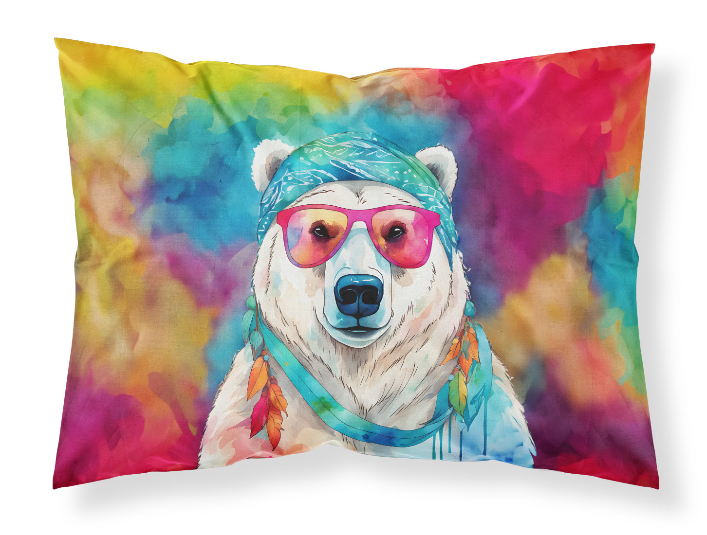 Buy this Hippie Animal Polar Bear Standard Pillowcase