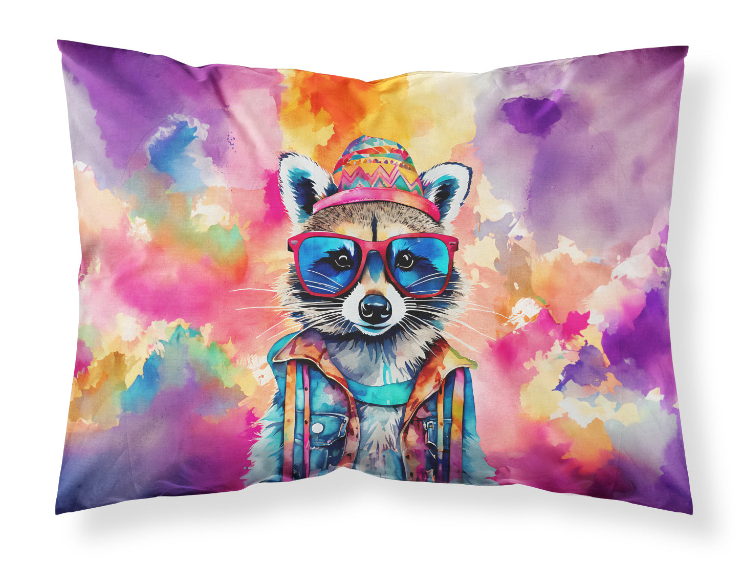Buy this Hippie Animal Raccoon Standard Pillowcase