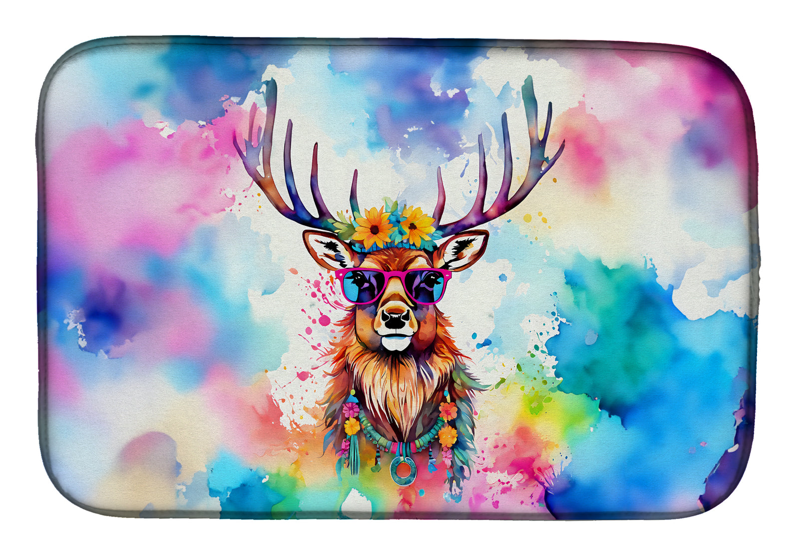Buy this Hippie Animal Stag Deer Dish Drying Mat