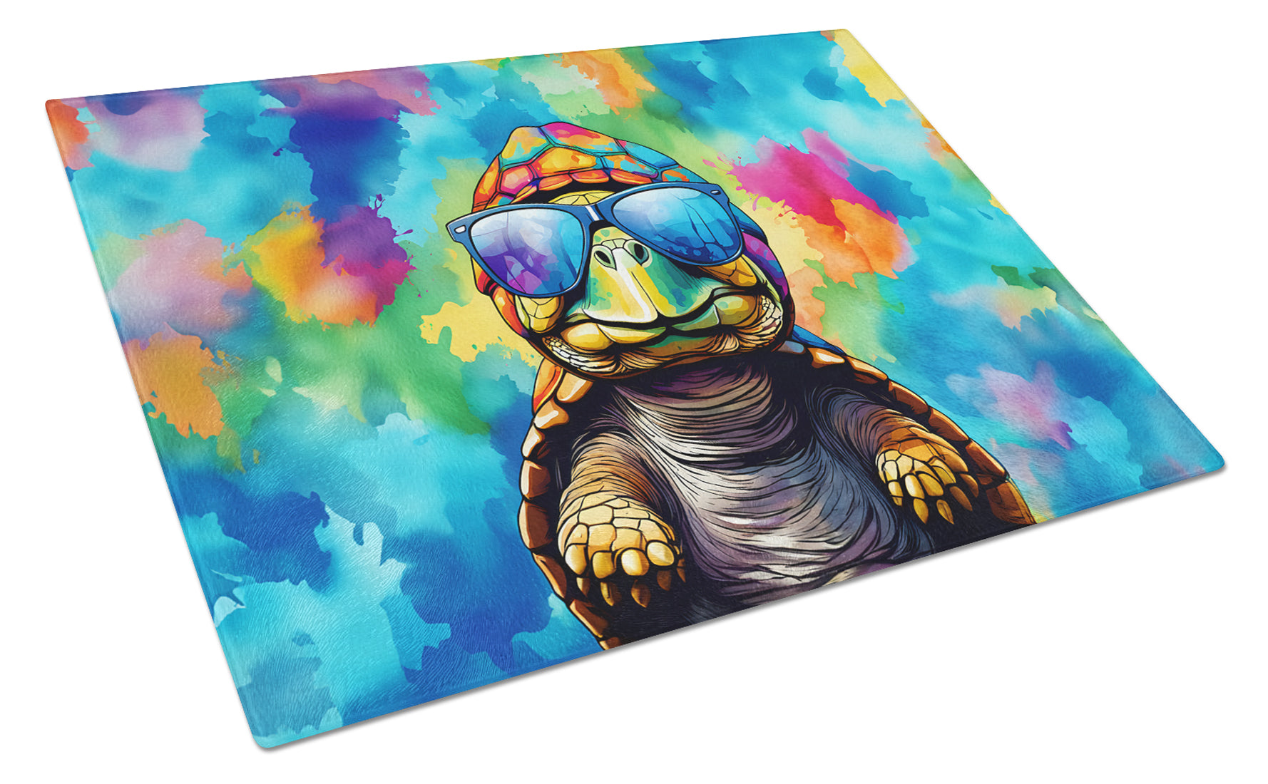 Buy this Hippie Animal Tortoise Turtle Glass Cutting Board