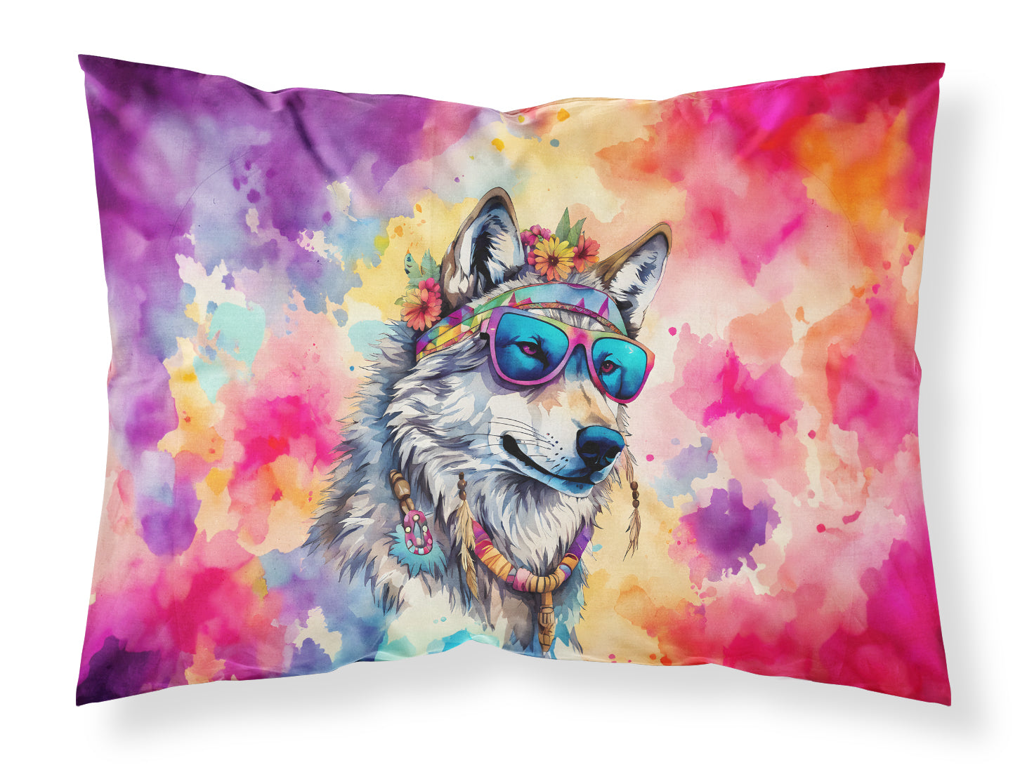 Buy this Hippie Animal Wolf Standard Pillowcase