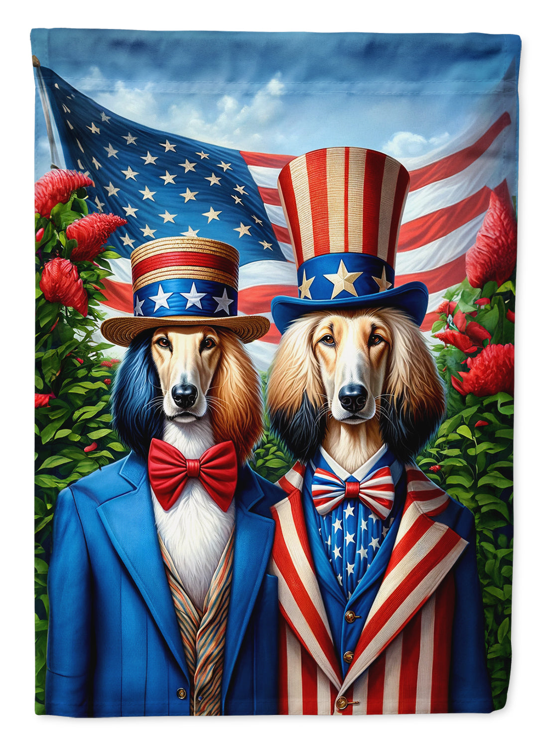 Buy this All American Afghan Hound Garden Flag
