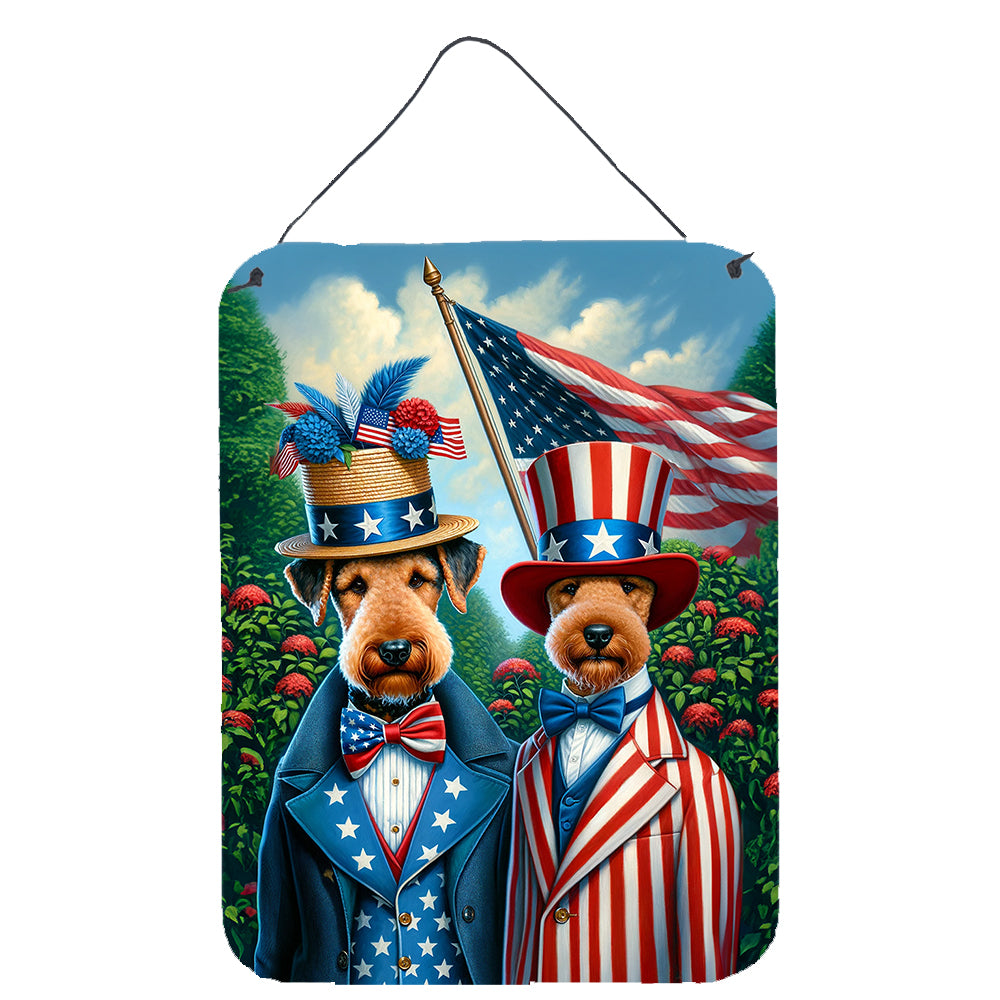 Buy this All American Airedale Terrier Wall or Door Hanging Prints