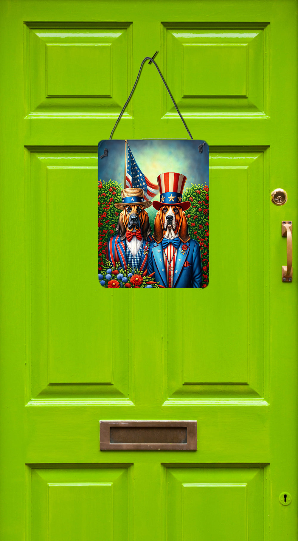 Buy this All American Bloodhound Wall or Door Hanging Prints