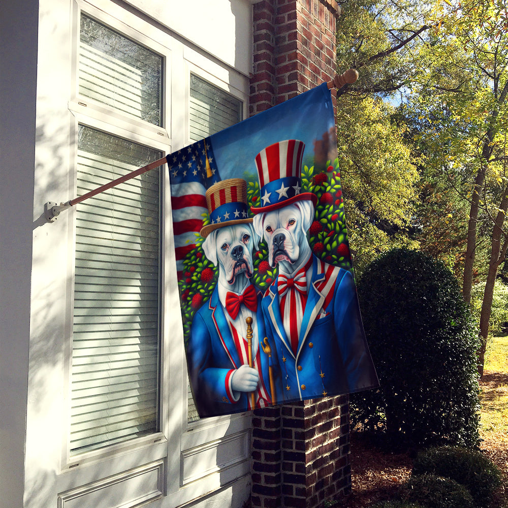Buy this All American White Boxer House Flag