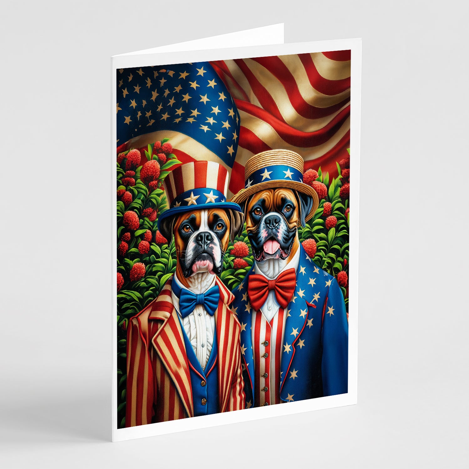 Buy this All American Boxer Greeting Cards Pack of 8