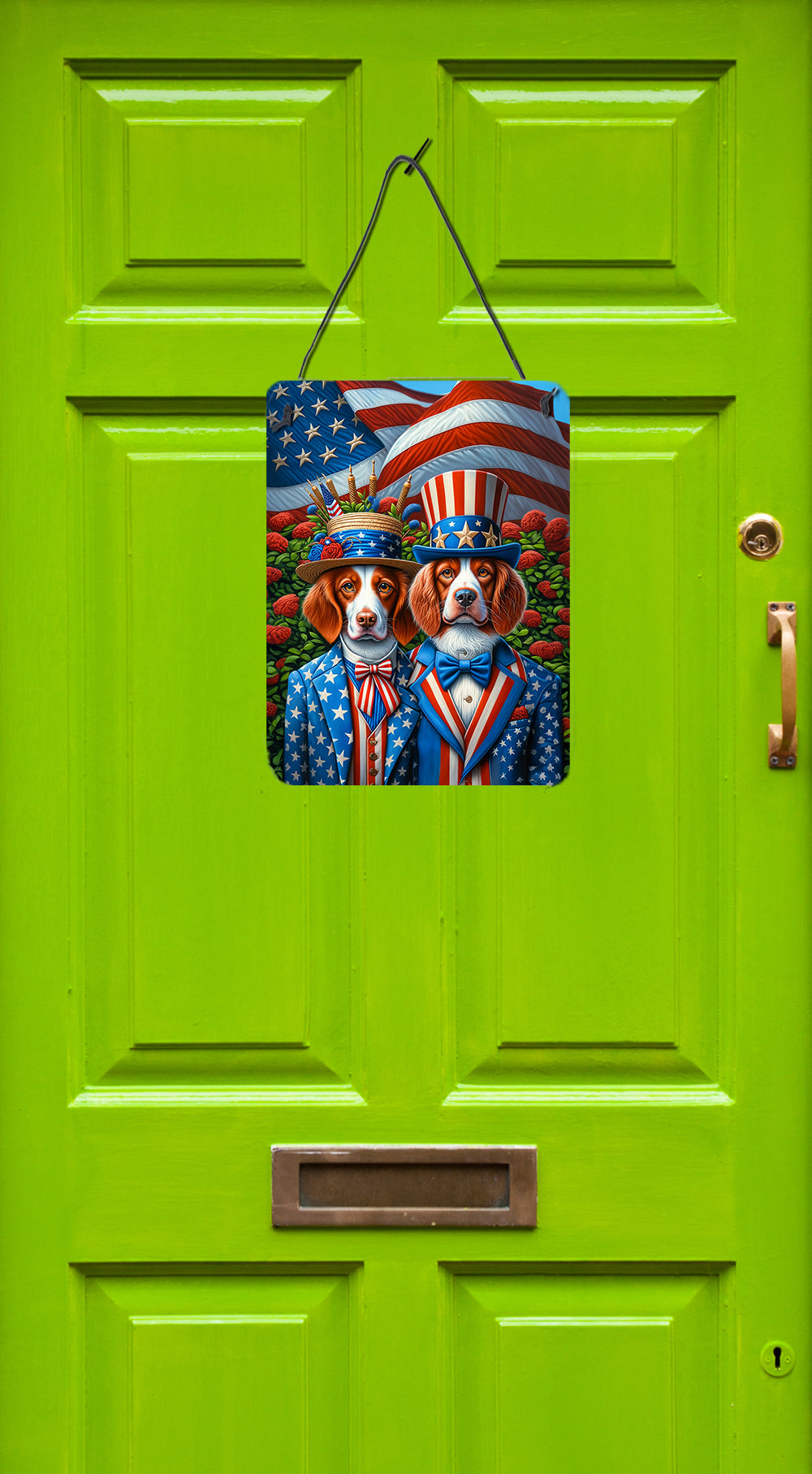 All American Brittany Wall or Door Hanging Prints