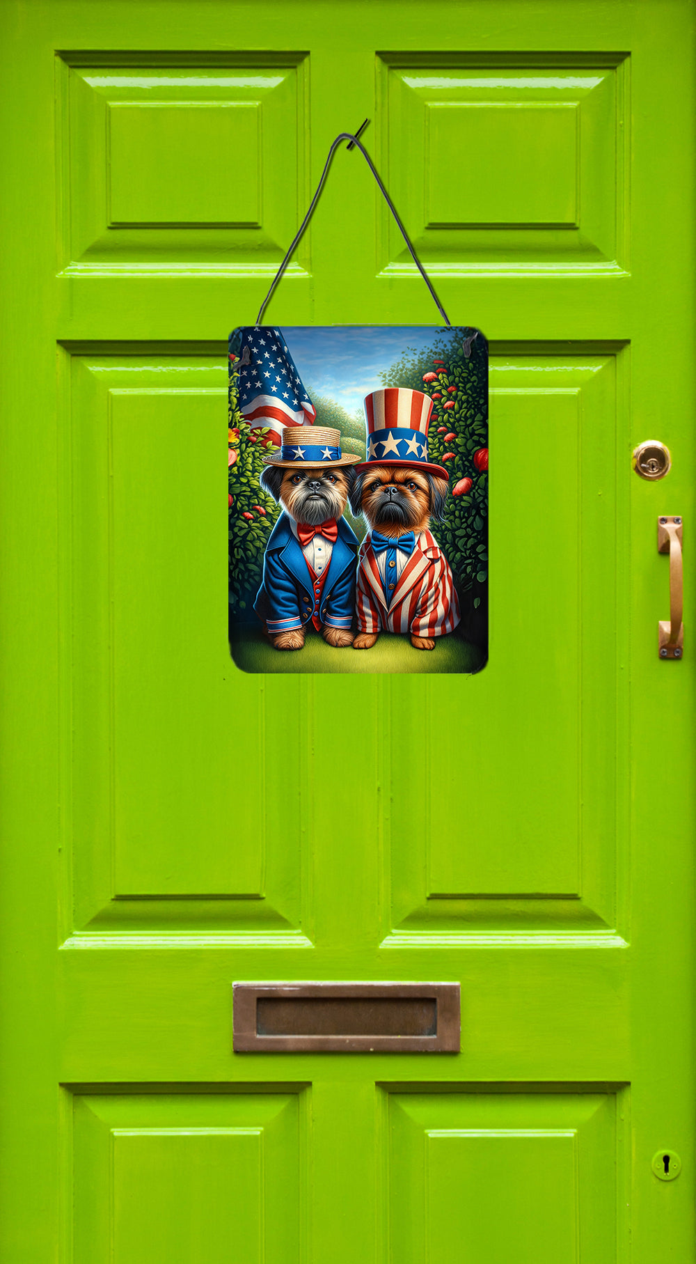 All American Brussels Griffon Wall or Door Hanging Prints
