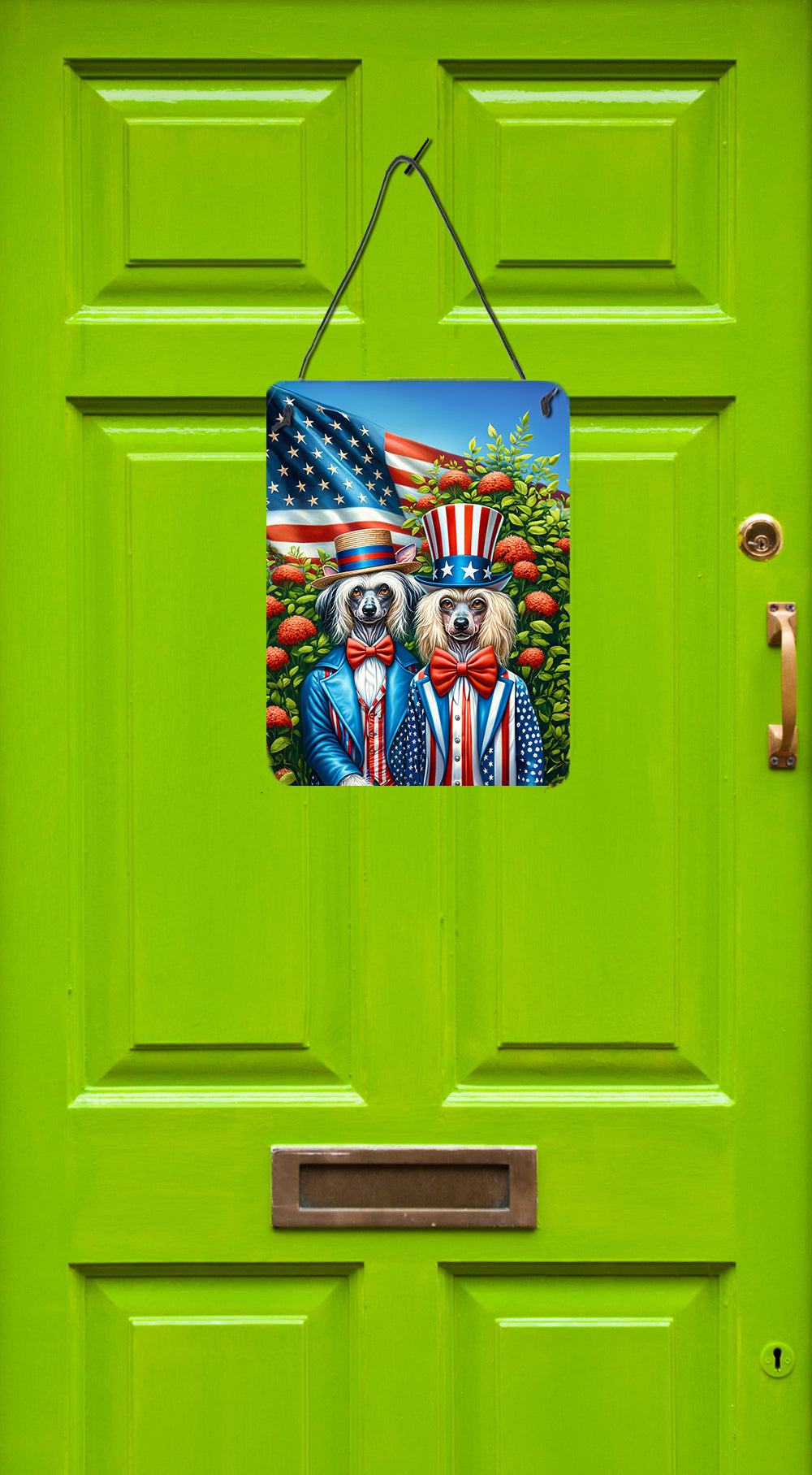 All American Chinese Crested Wall or Door Hanging Prints