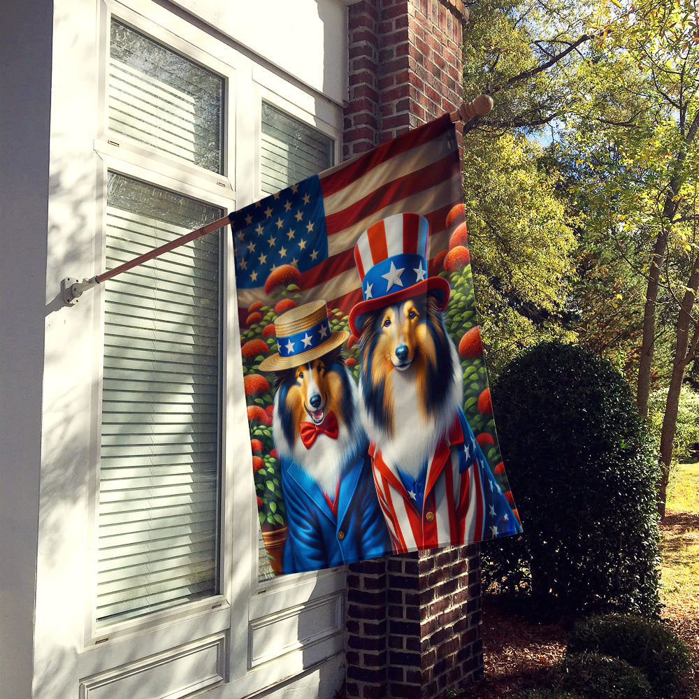 Buy this All American Collie House Flag