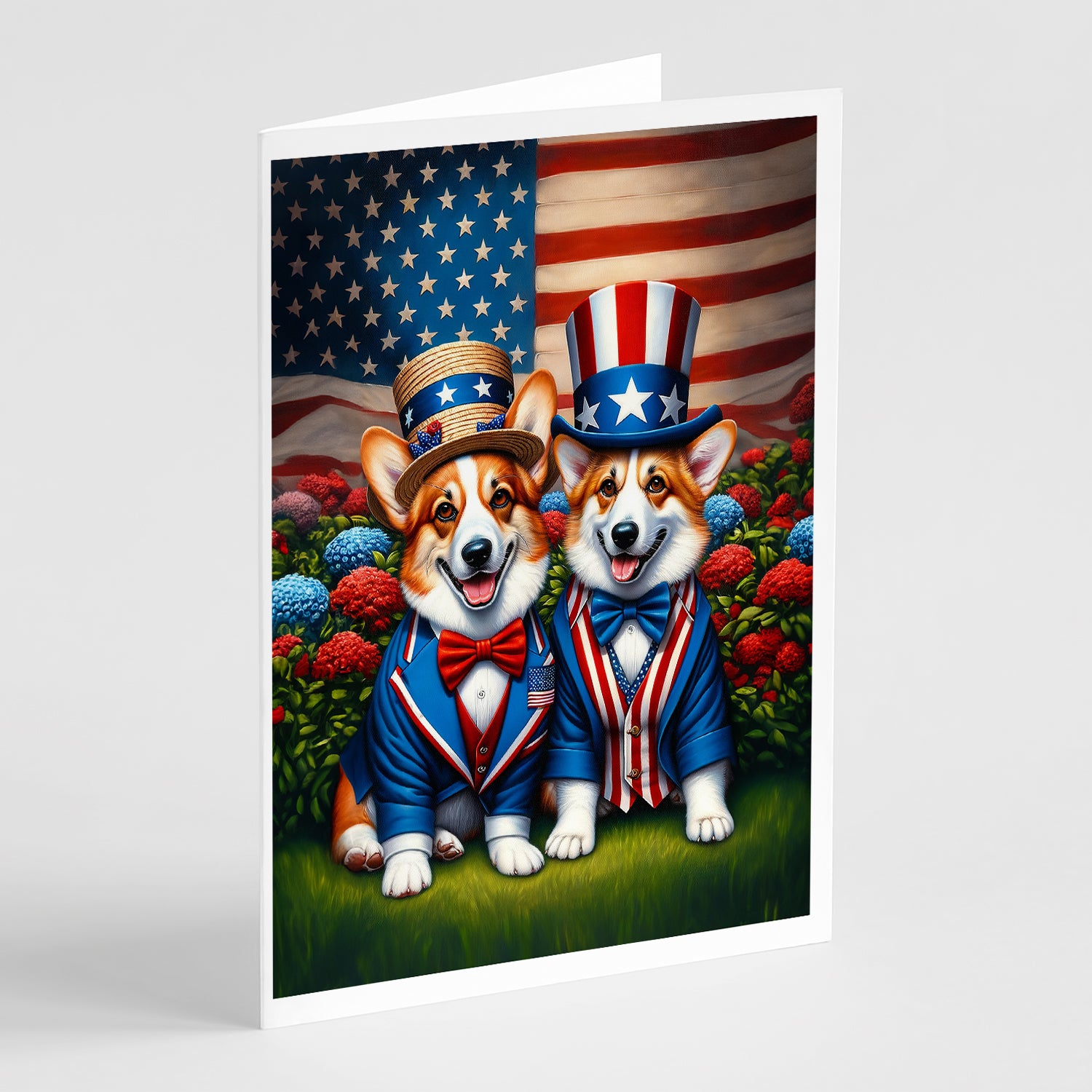 Buy this All American Corgi Greeting Cards Pack of 8